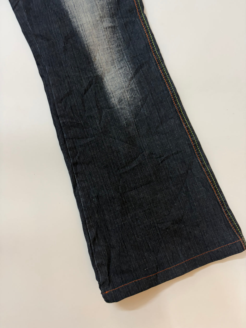 dark blue high rise straight jeans (32-33inch)