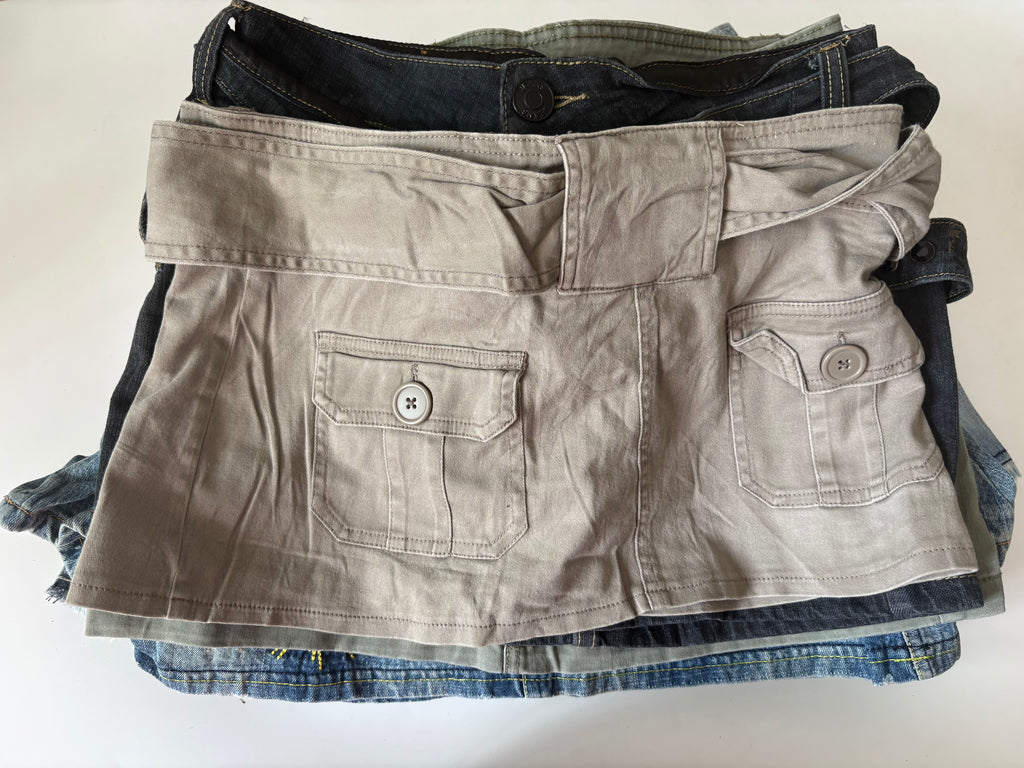 Calzedonia cobey beige belt mini skort(28-32inch)