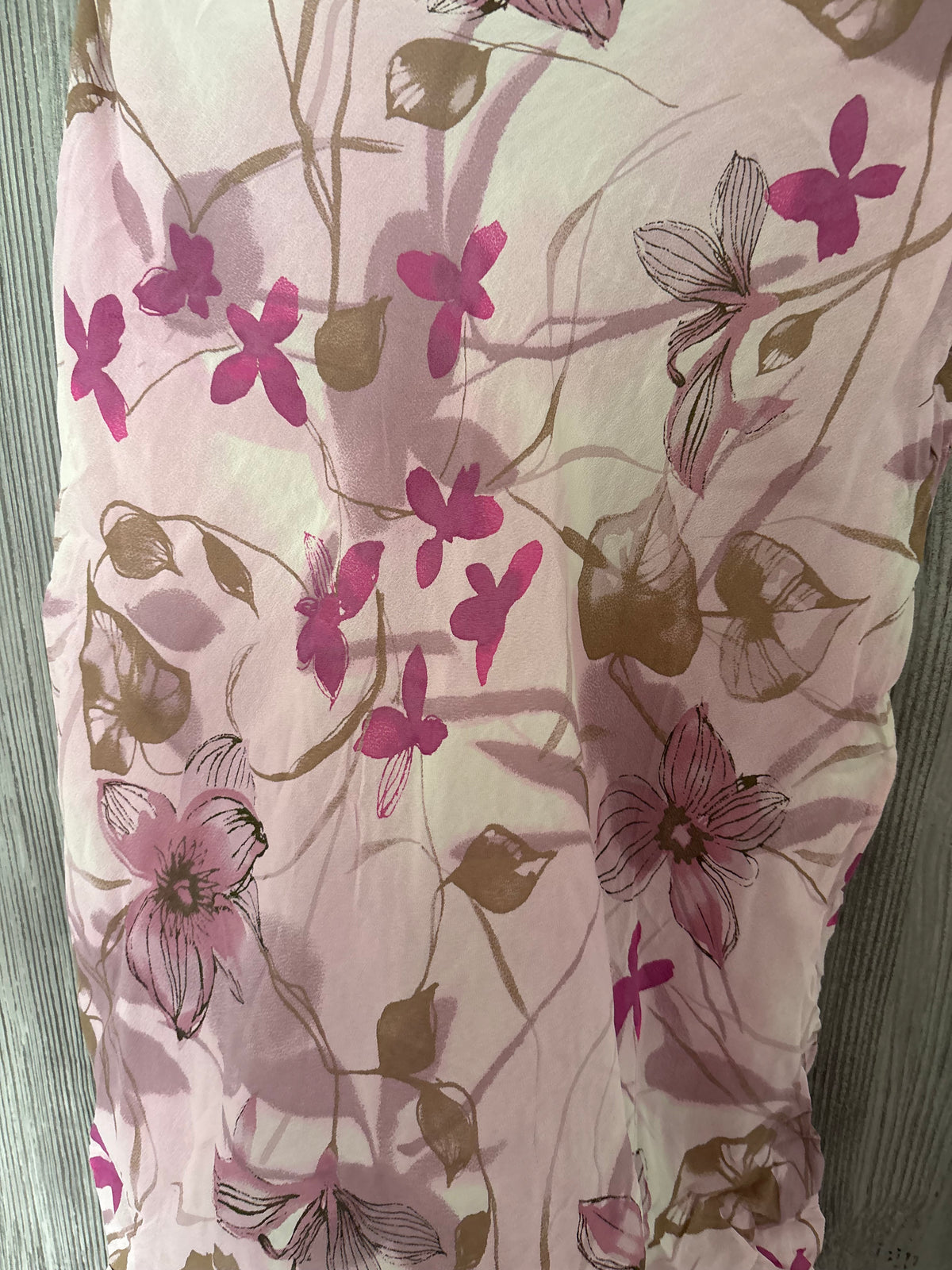 purple floral pretty skirt(36-38 inch)