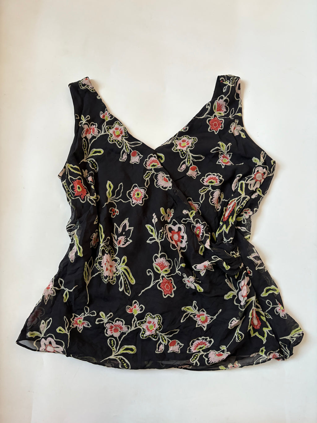 luisa spagnoli pure silk cami top ( 40inch)