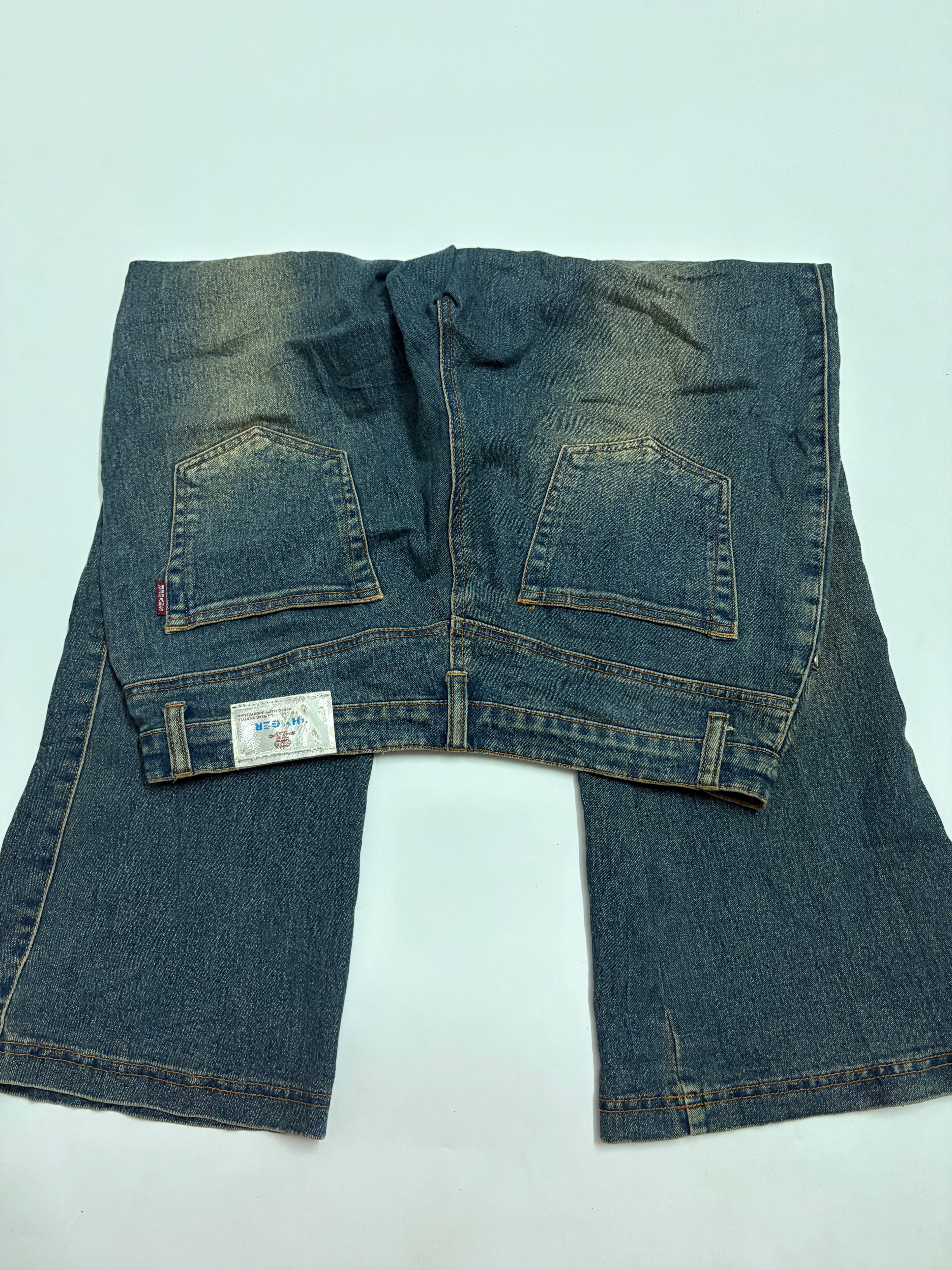 shyger animal printed high waist jeans (36inch)