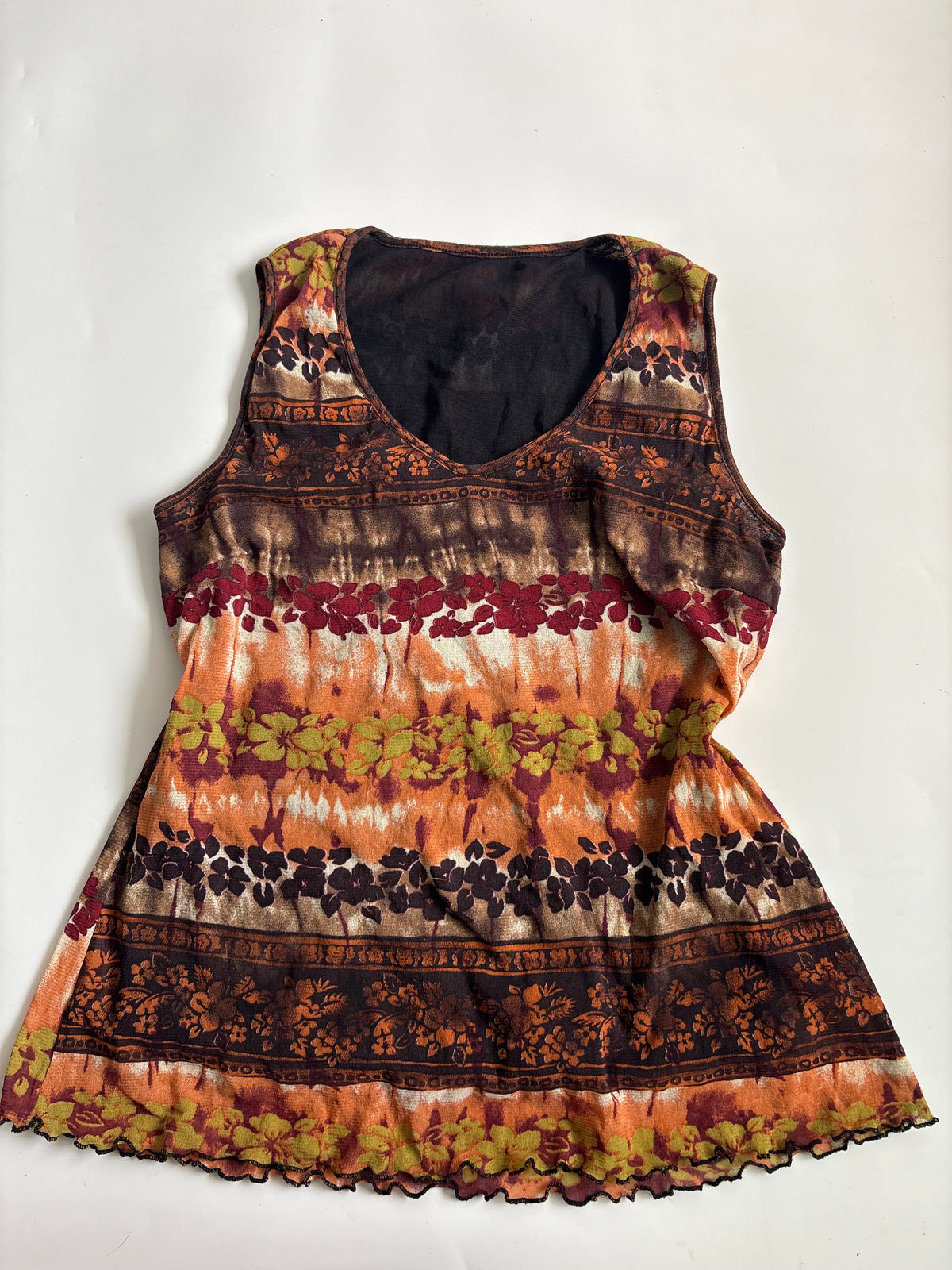 Floral colourful top(36-40 inch)