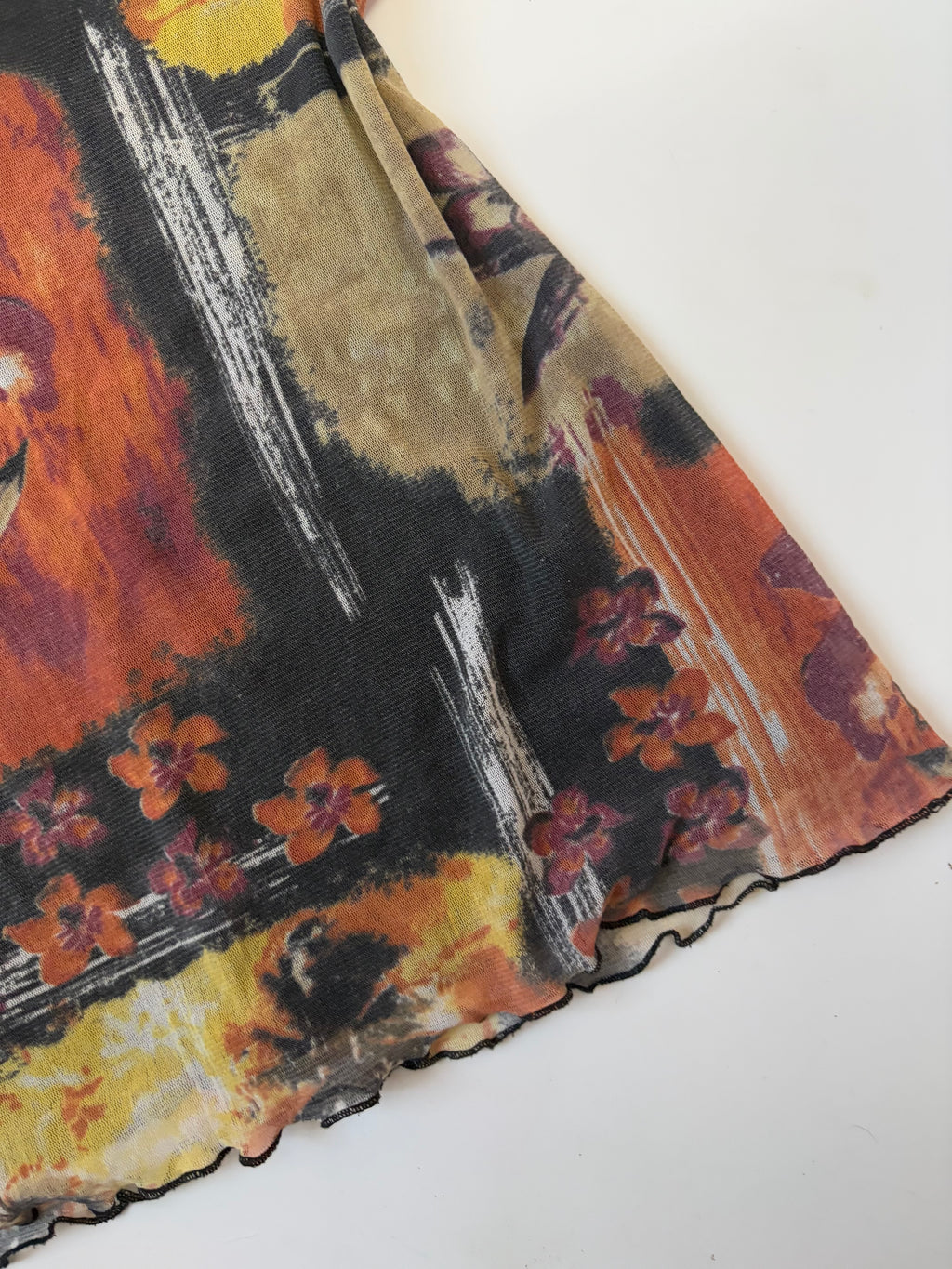 Floral mixed print top(38-42 inch)
