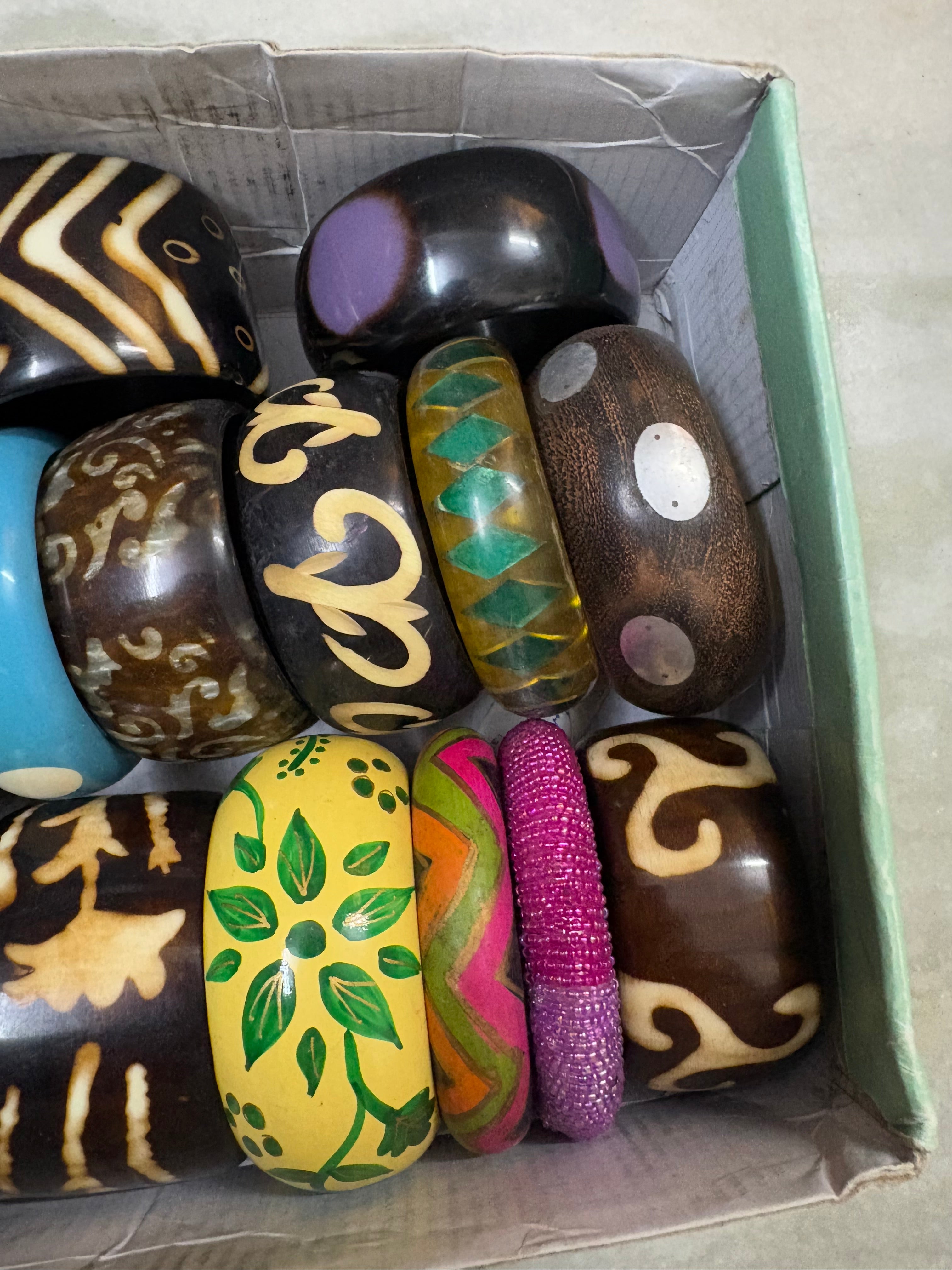 Chunky wooden bangles pt 1