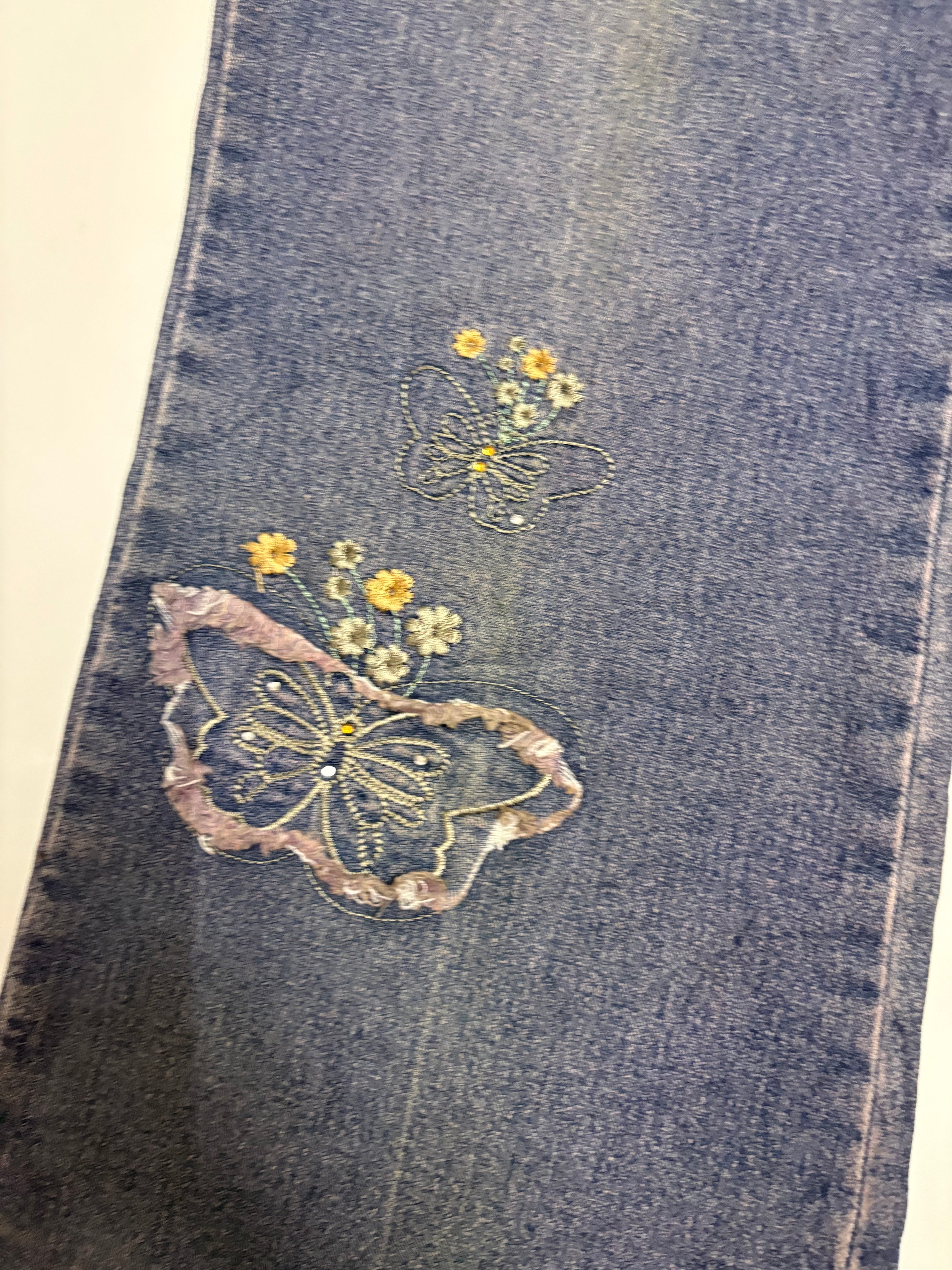 shyger butterfly purple jeans (35inch)