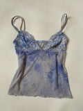 V neck blue top(24-26 inch)