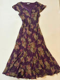 violet dyer violet floral dress(40-44 inch)