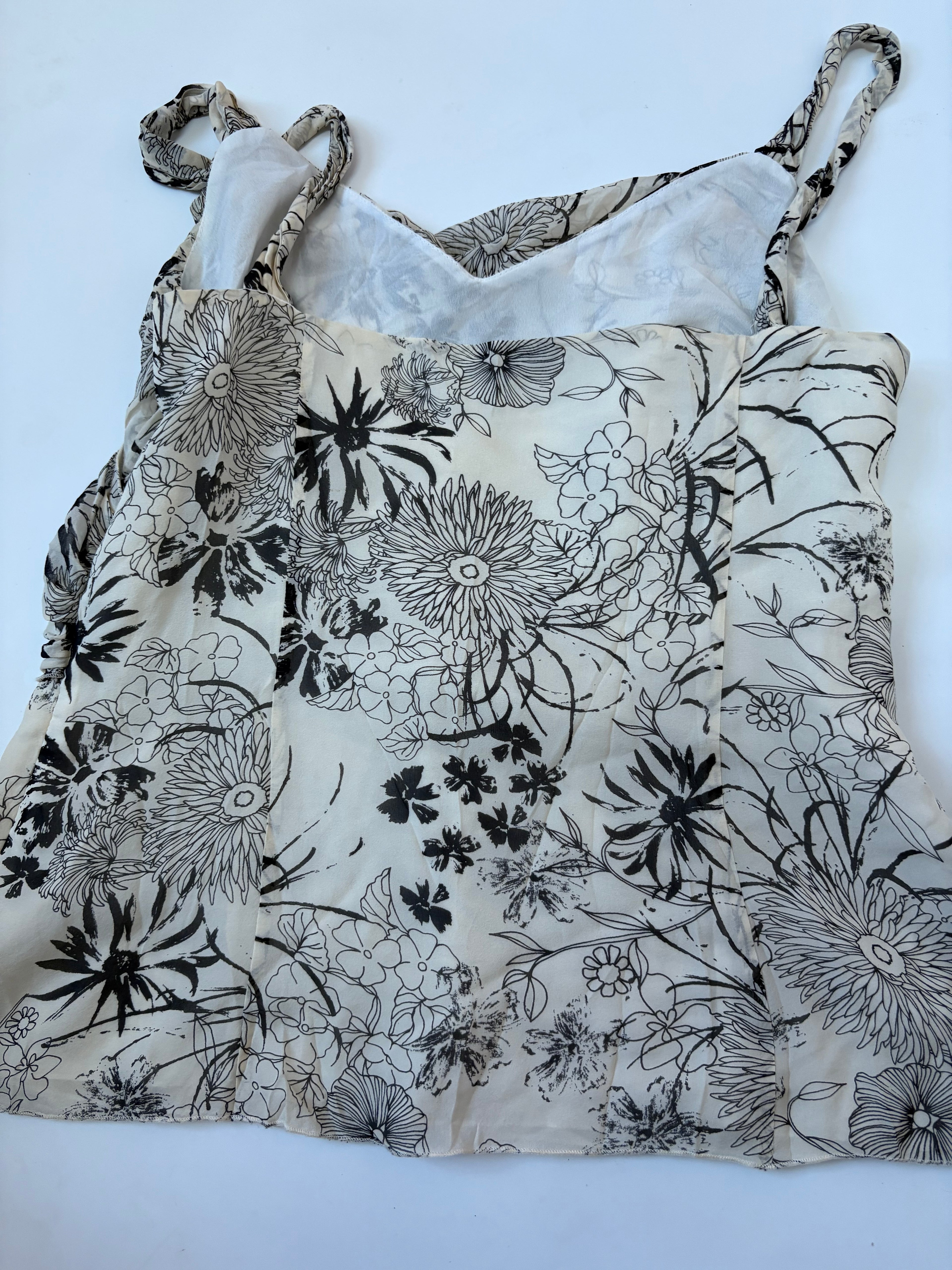 structured white top (38inch)
