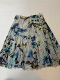 B&G Floral light blue skirt(32-36 inch)
