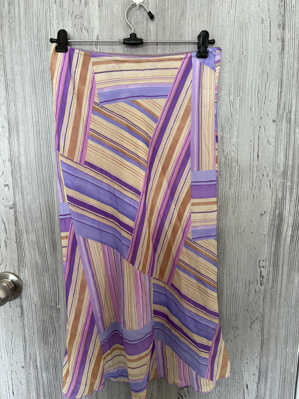 MACHIN CHOSE stripped colourful skirt(28-30 inch)
