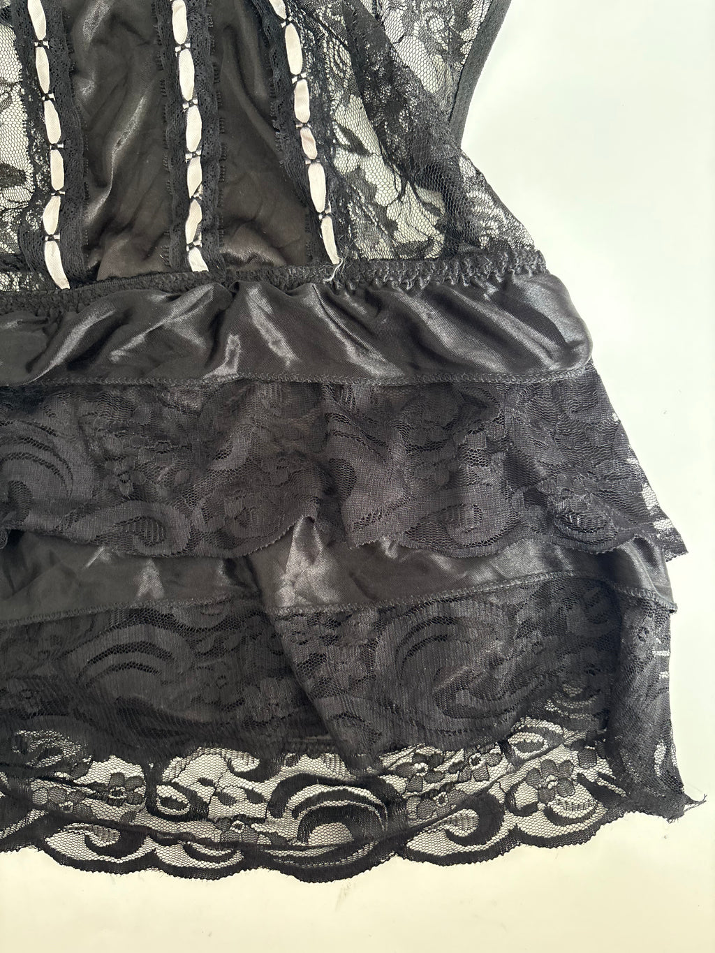 Lingerie black corset top(30-32 inch)