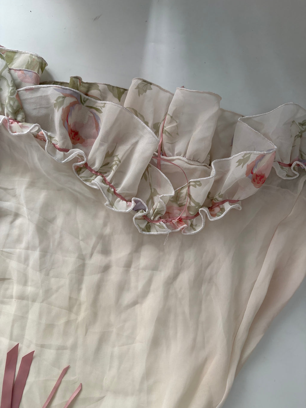 Lingerie white top(32 inch)