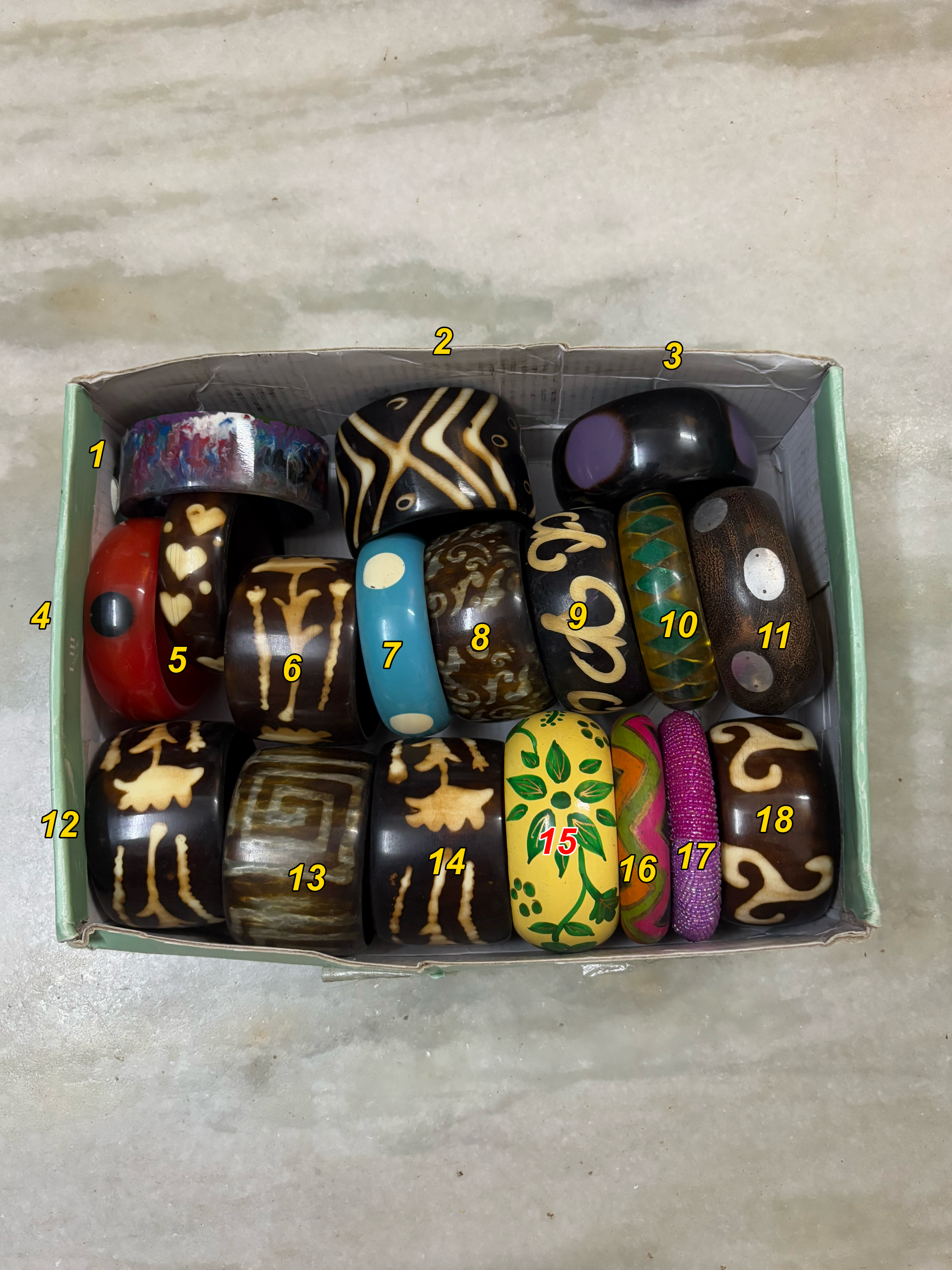 Chunky wooden bangles pt 1