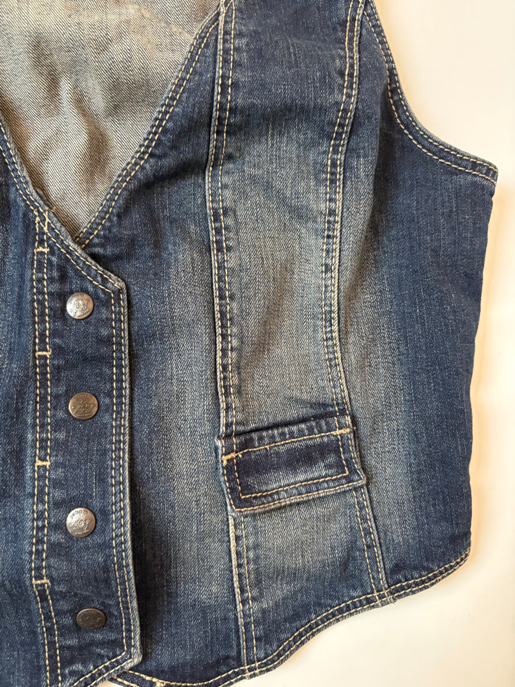 Mango jeans vest(38 inch)