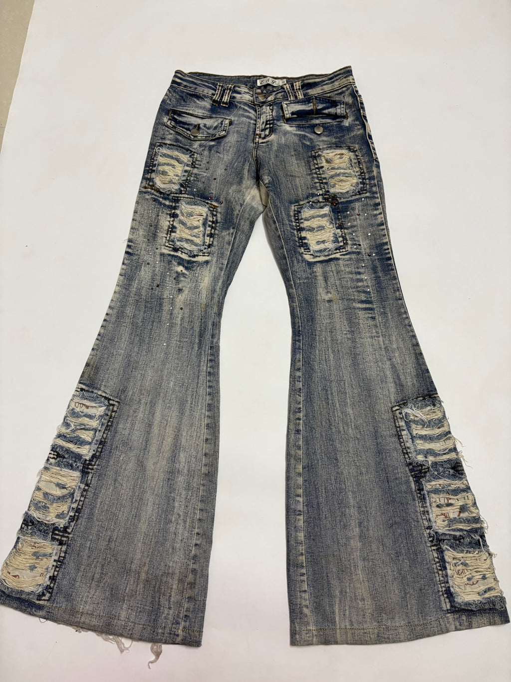 ESP ribbed flared jeans (28inch)