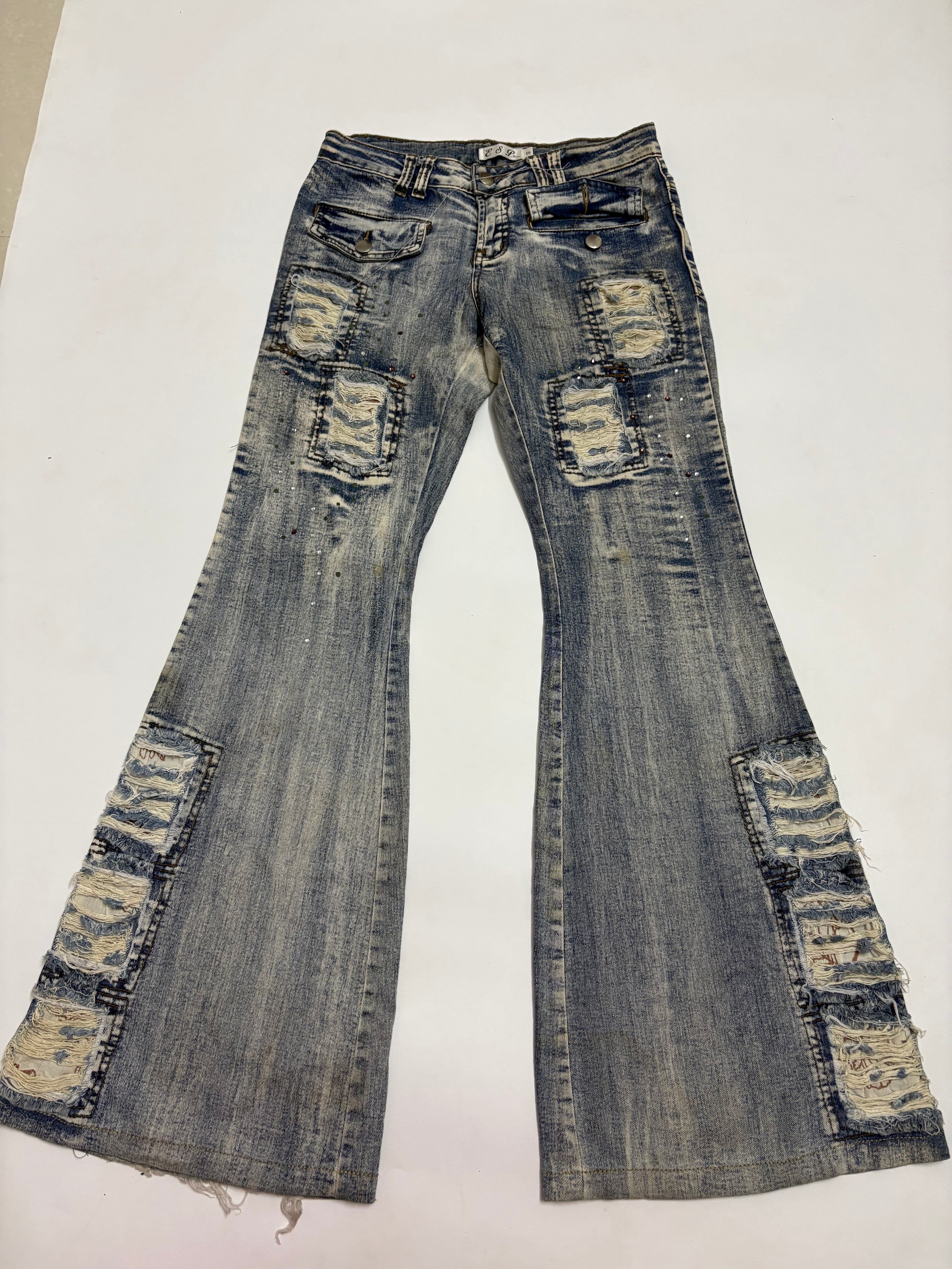 ESP ribbed flared jeans (28inch)