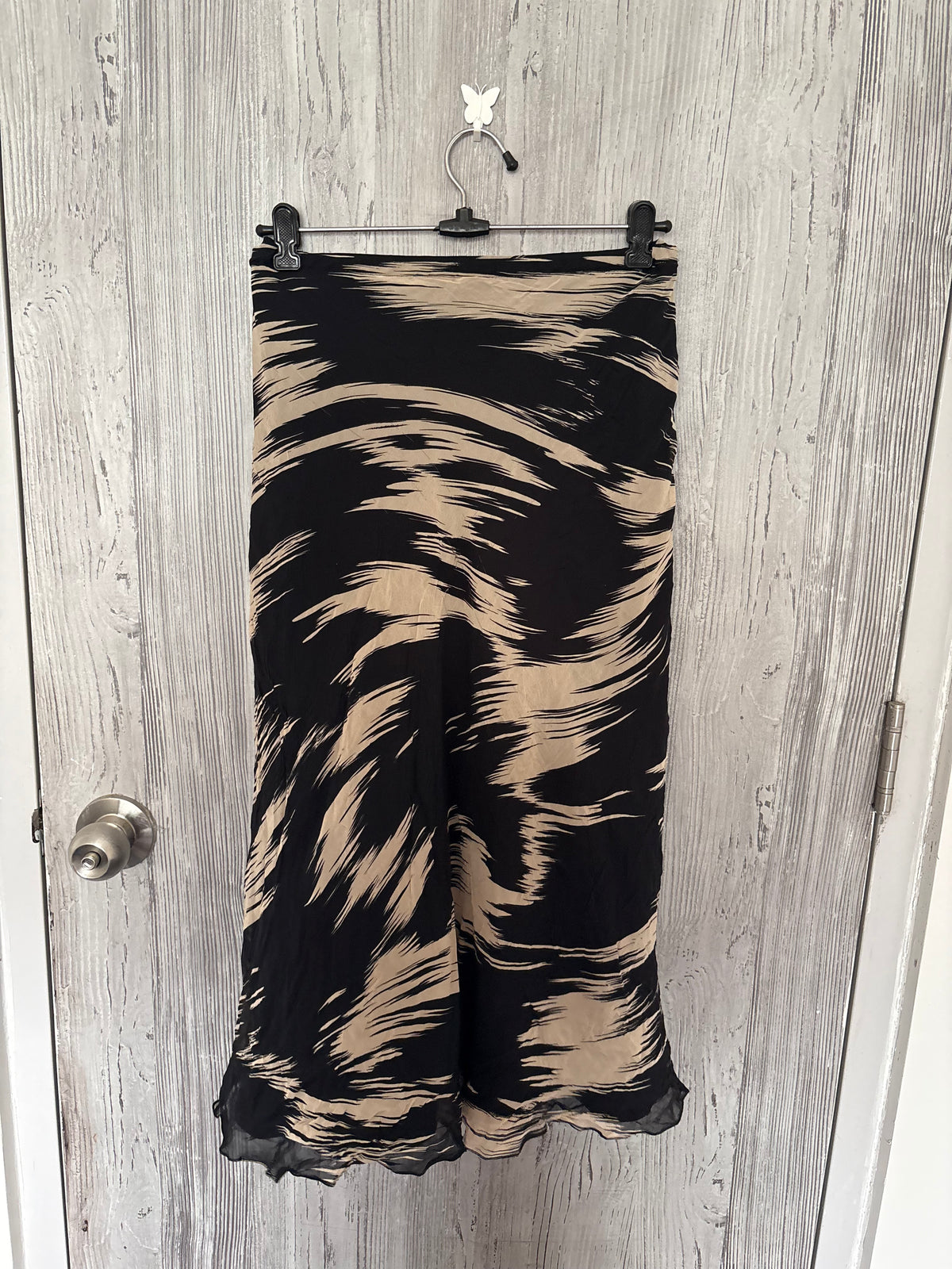 Marina rinaldi made in Italy black skirt(34 inch) 100%silk