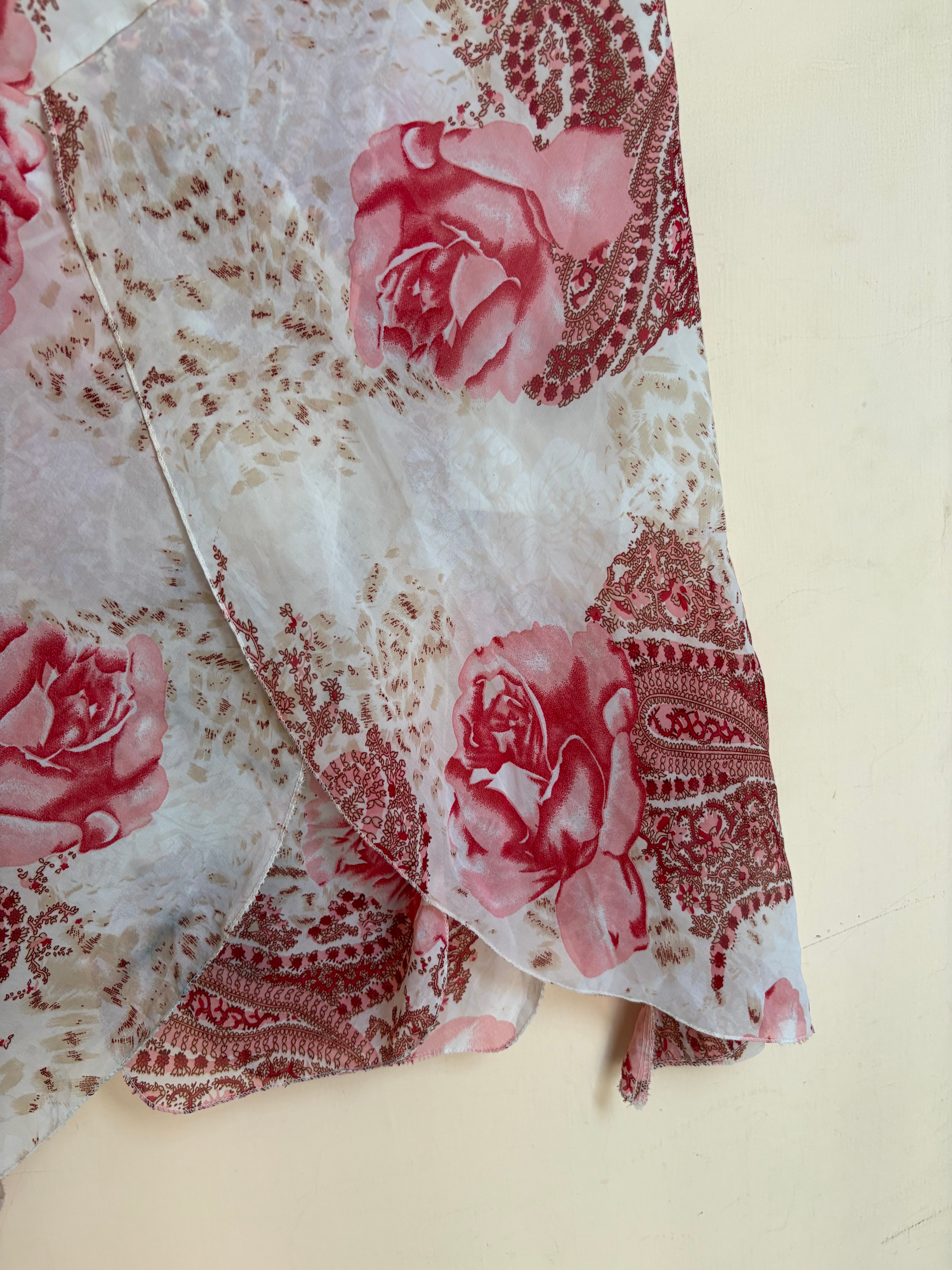 Pink rose skirt(28-32 inch)