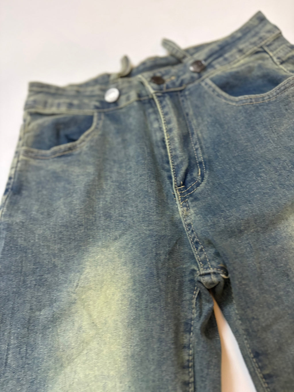 grey low rise flared jeans ( 26inch)