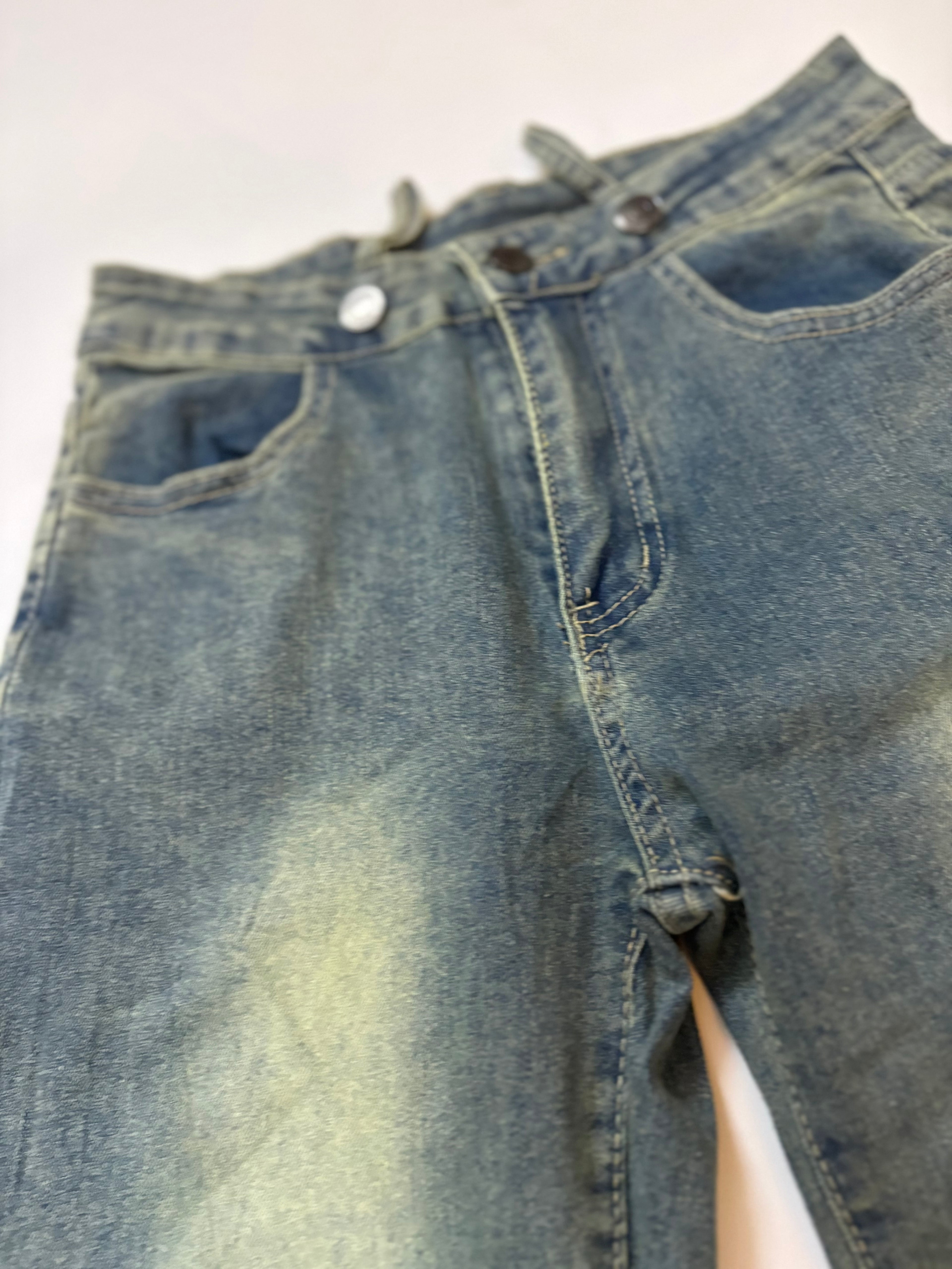 grey low rise flared jeans ( 26inch)