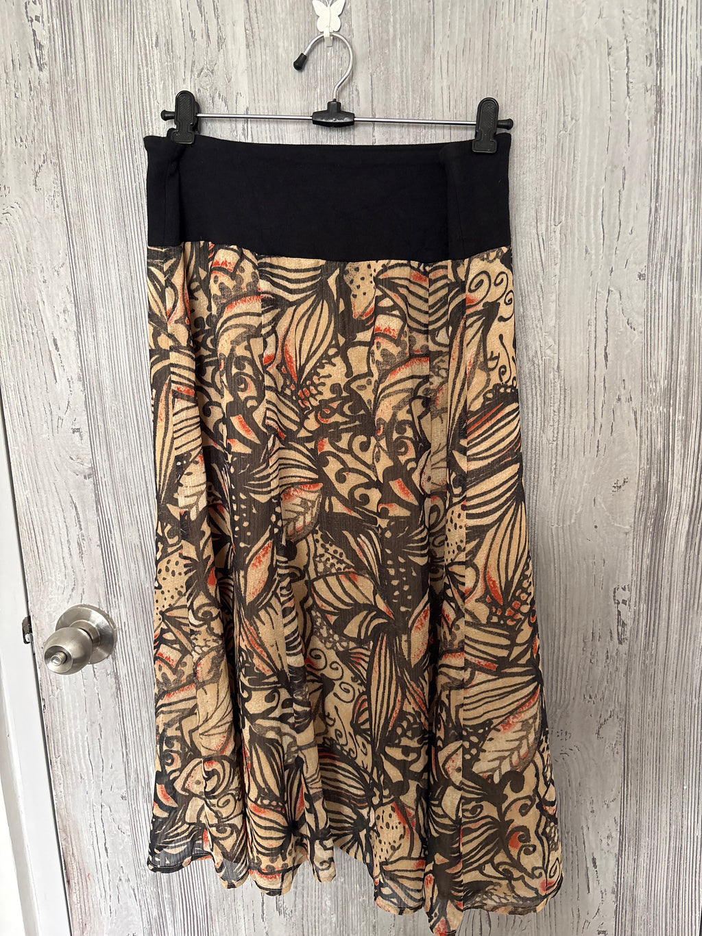 Flowy printed skirt (33-40 inch)