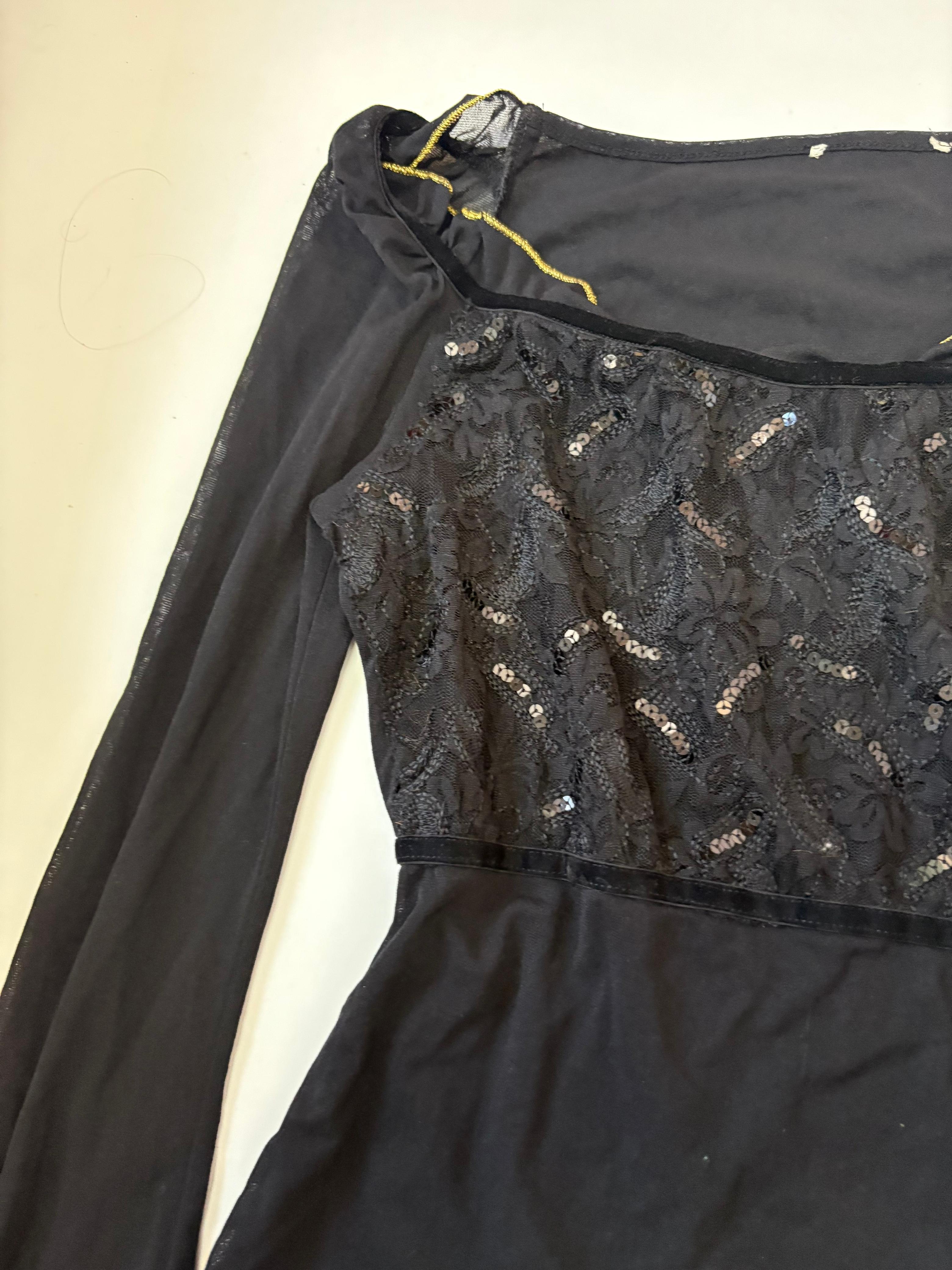 fairy black full sleeve top(36-40inch)