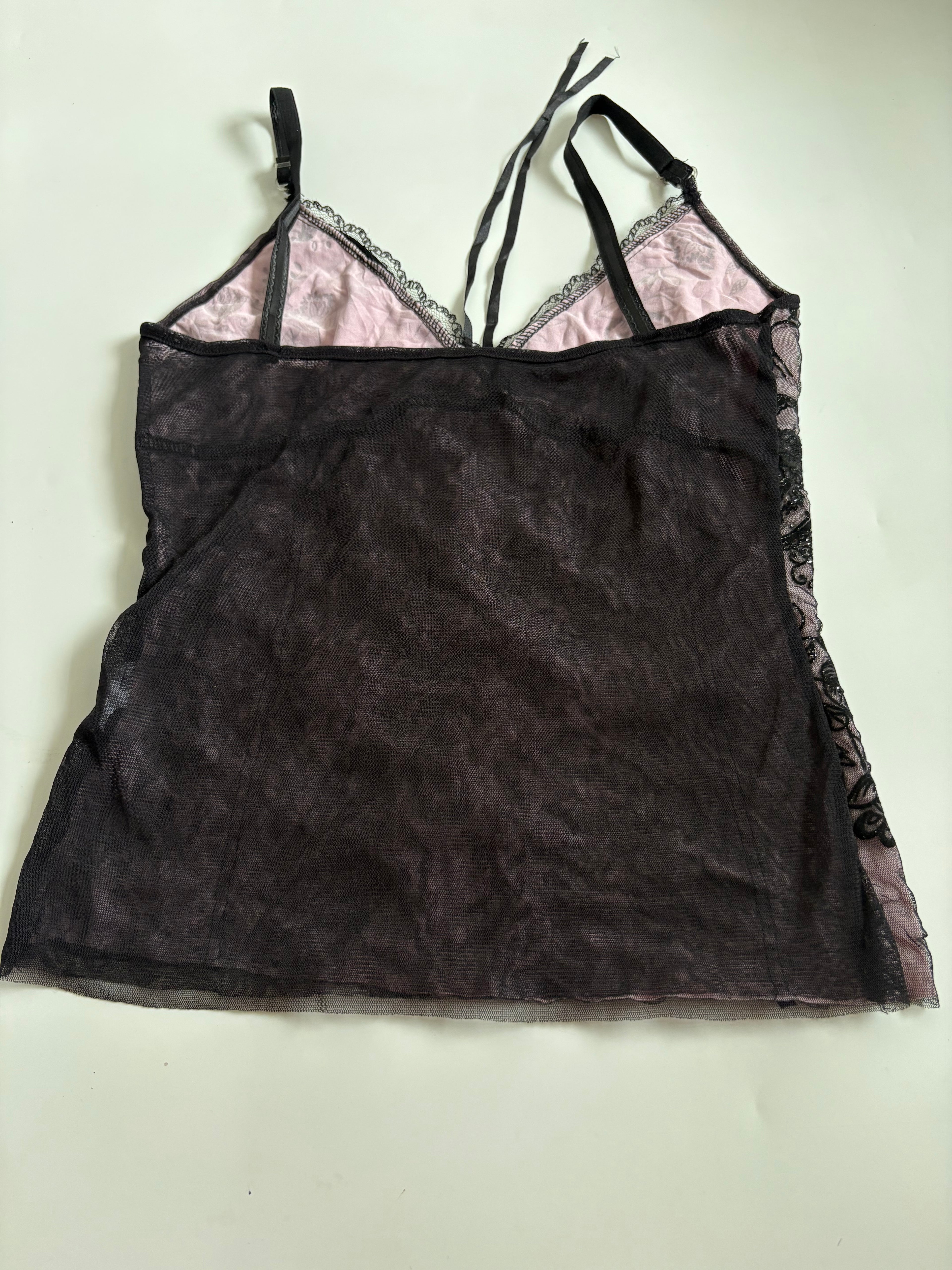 whimsigoth pink cami (34inch)