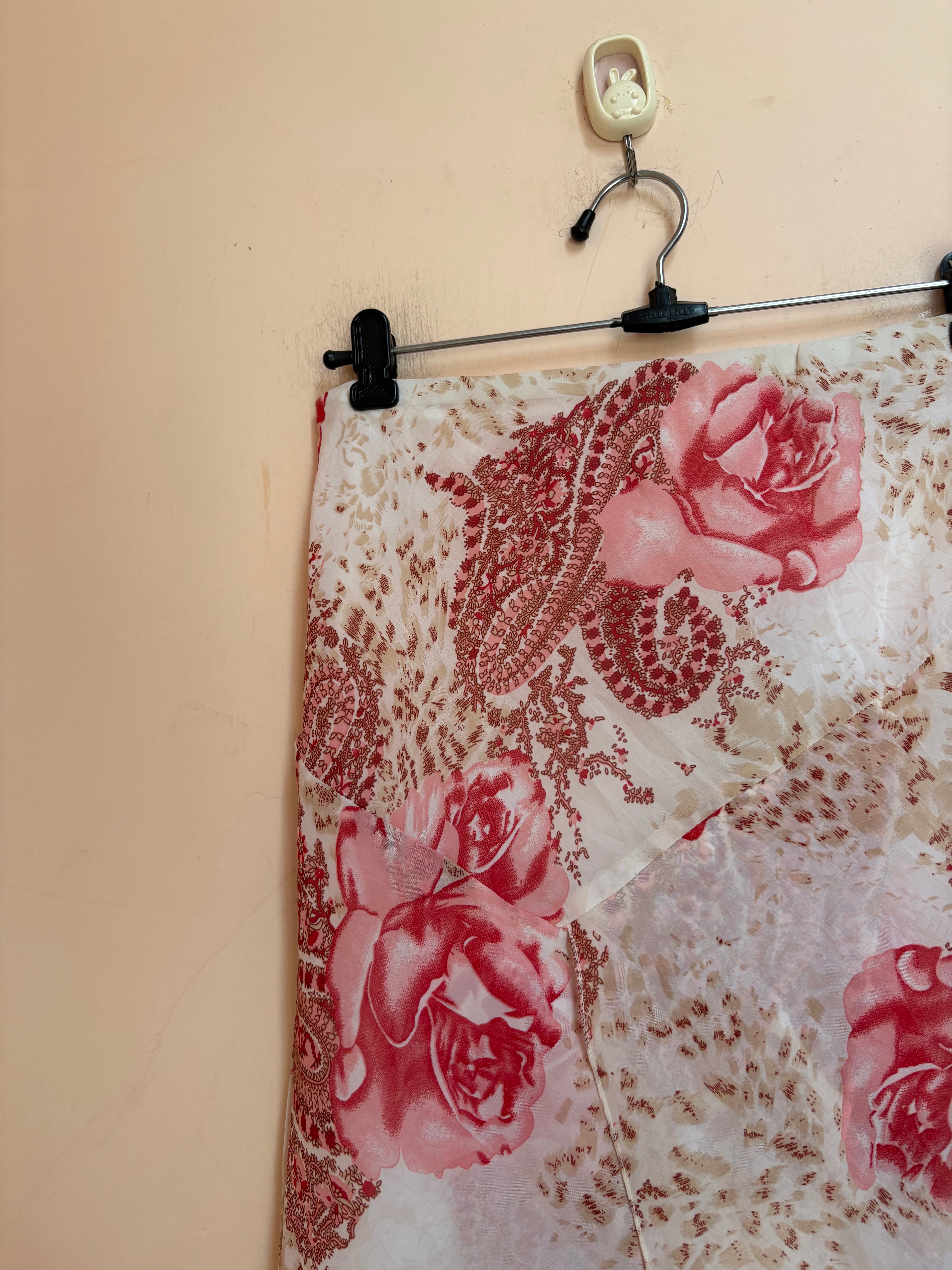 Pink rose skirt(28-32 inch)