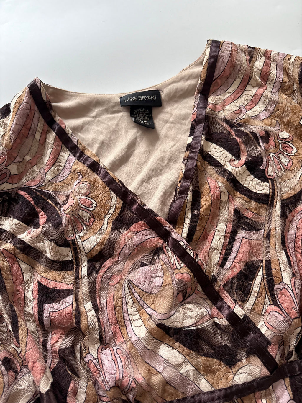 Lane bryant net sleeves top(42 inch)
