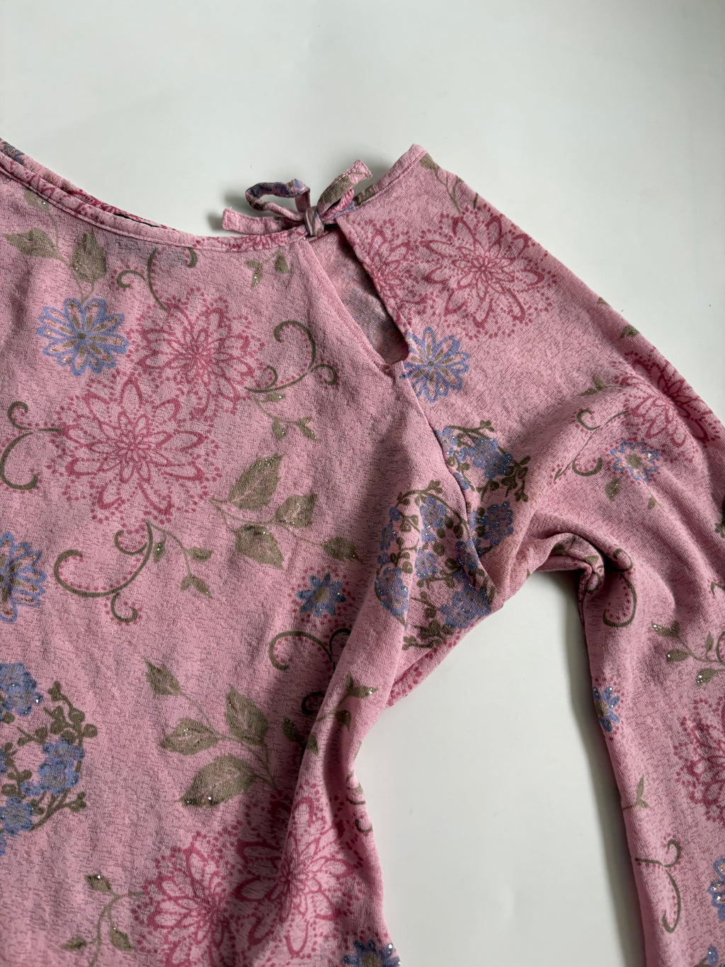 pink full sleeves fairy top (34-36inch)
