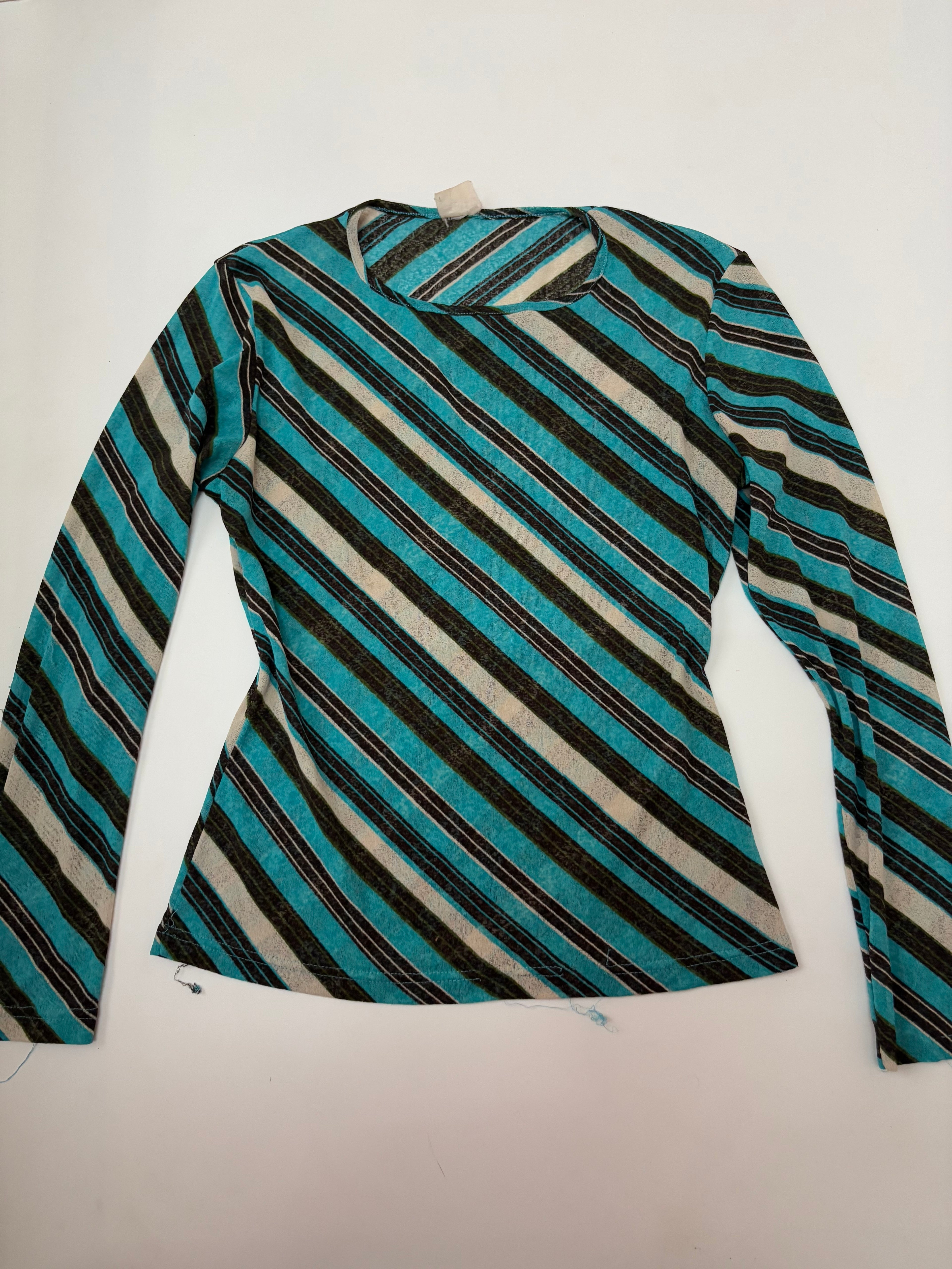 Stripped mixed colour top(34-38inch)