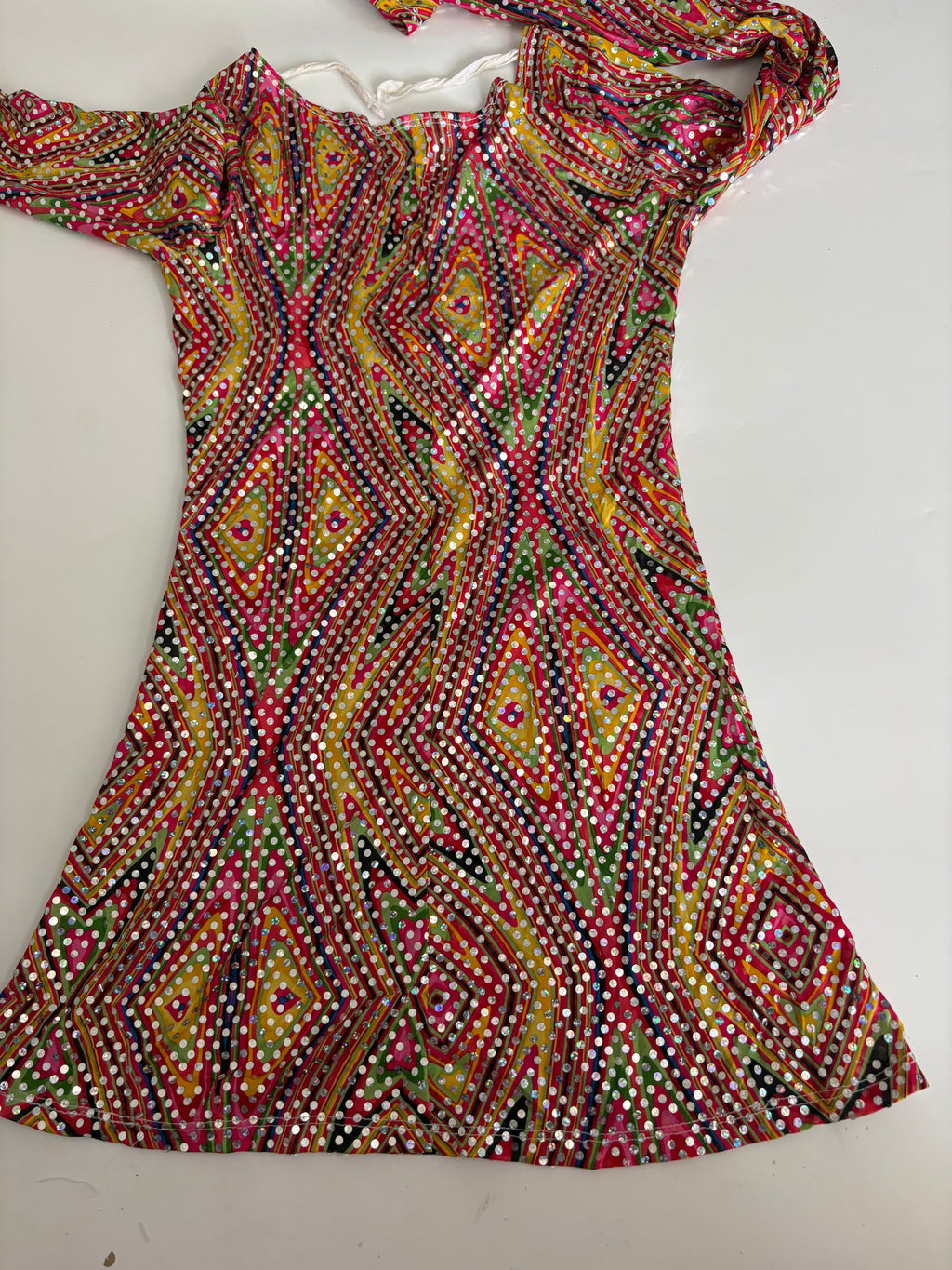 Disco party beaded top(28 inch)
