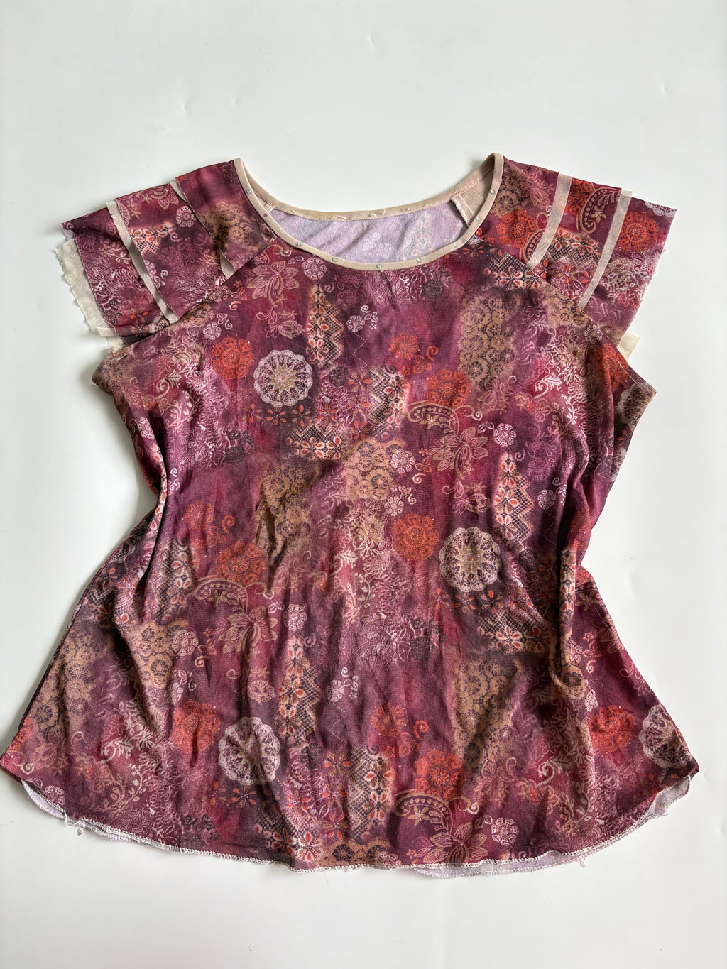 printed pink top (46-50inch)