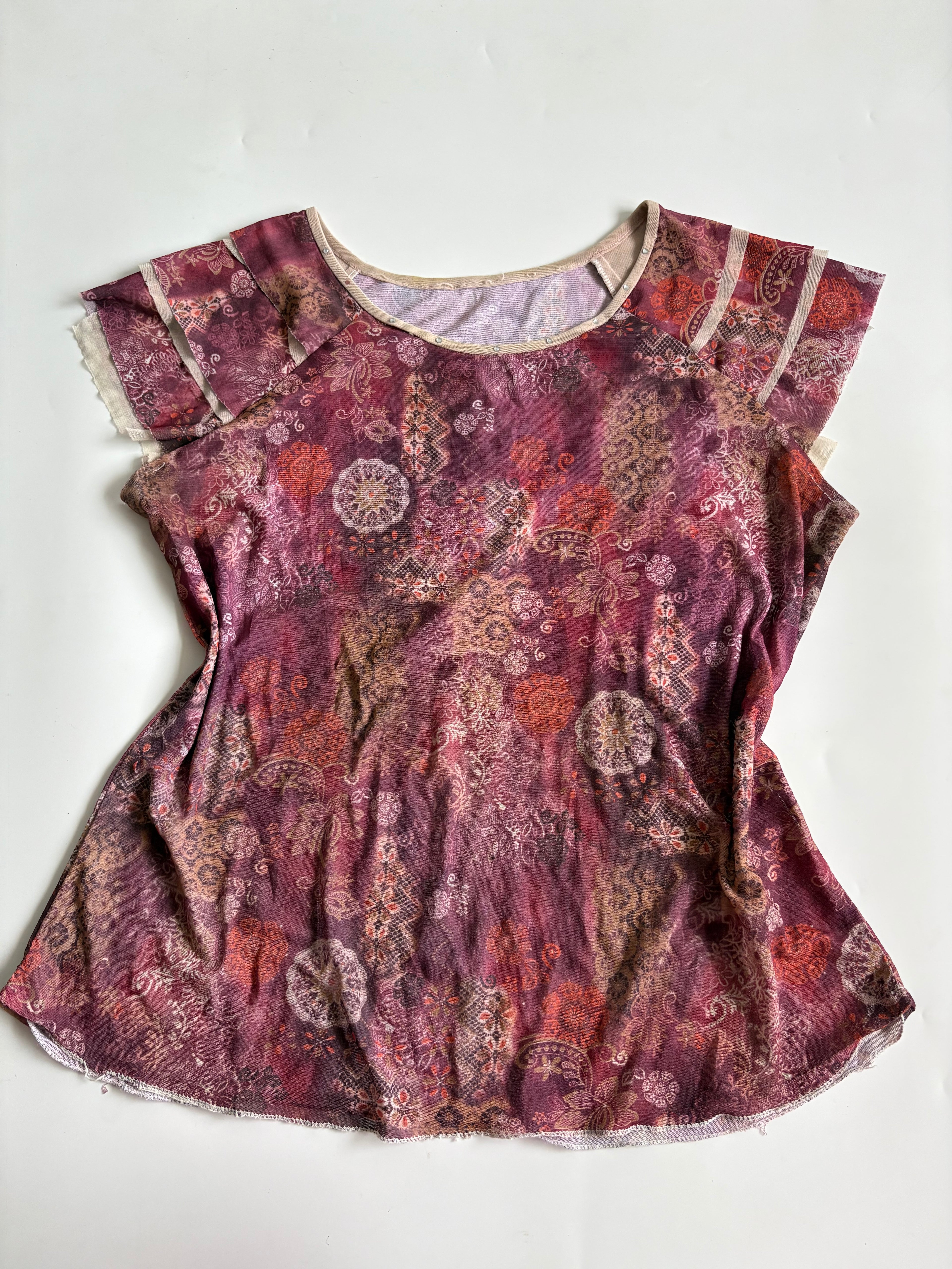 printed pink top (46-50inch)