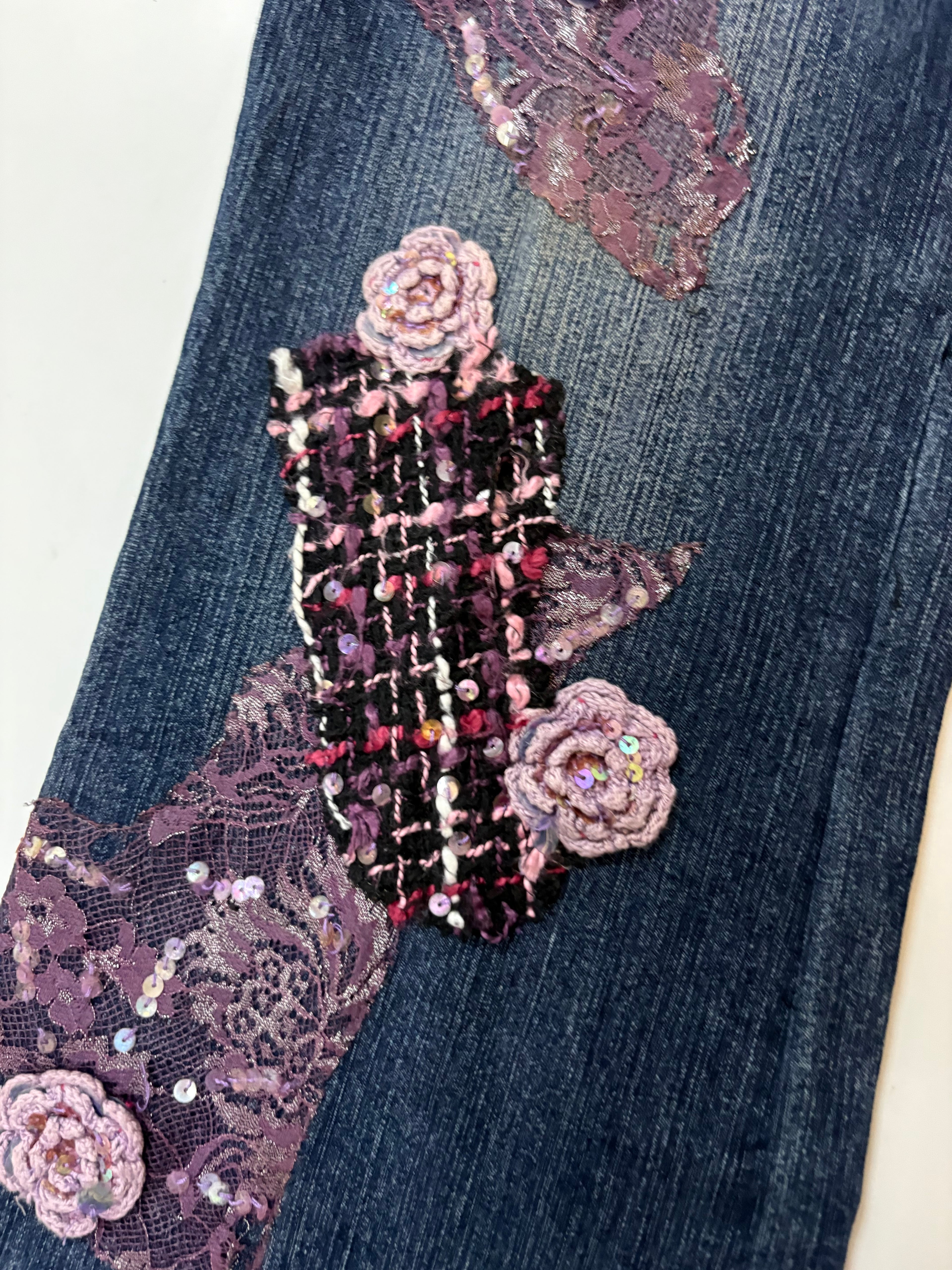 purple patch high rise jeans (34inch)