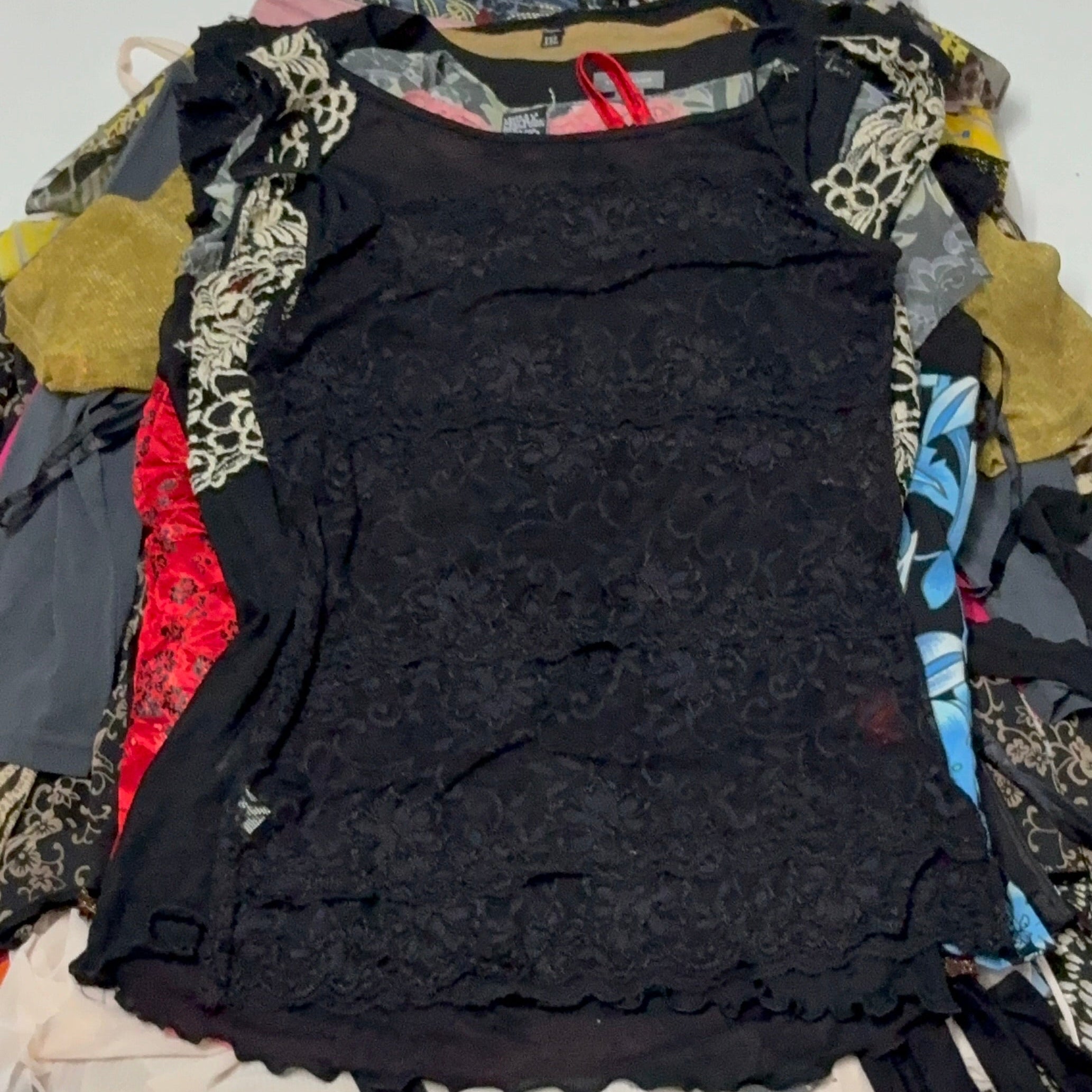 Black lace cami top(34inch)