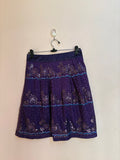 Kinkai beaded purple skirt(28 inch)