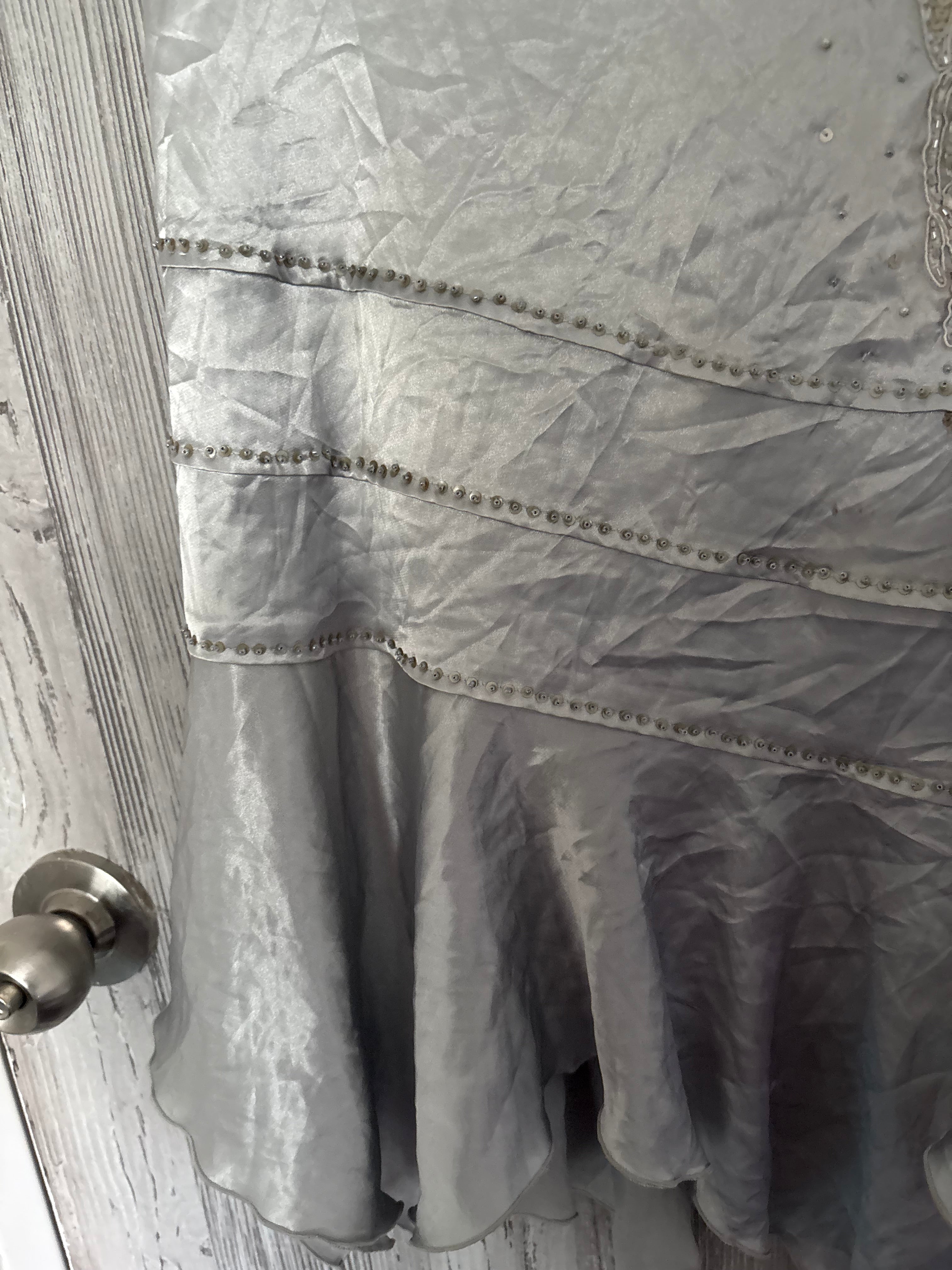 silver beaded fairy skirt (28inch)
