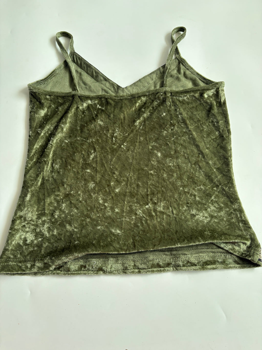 CASUAL W.E.A.R green velvet top(32-34 inch)