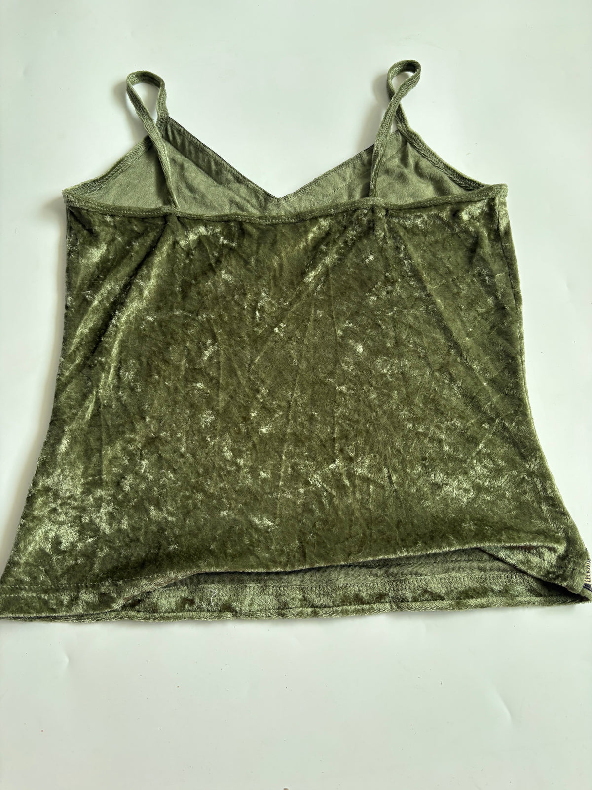 CASUAL W.E.A.R green velvet top(32-34 inch)