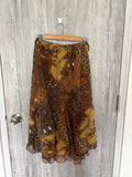 Atelier sange Paris brown skirt(32 inch)