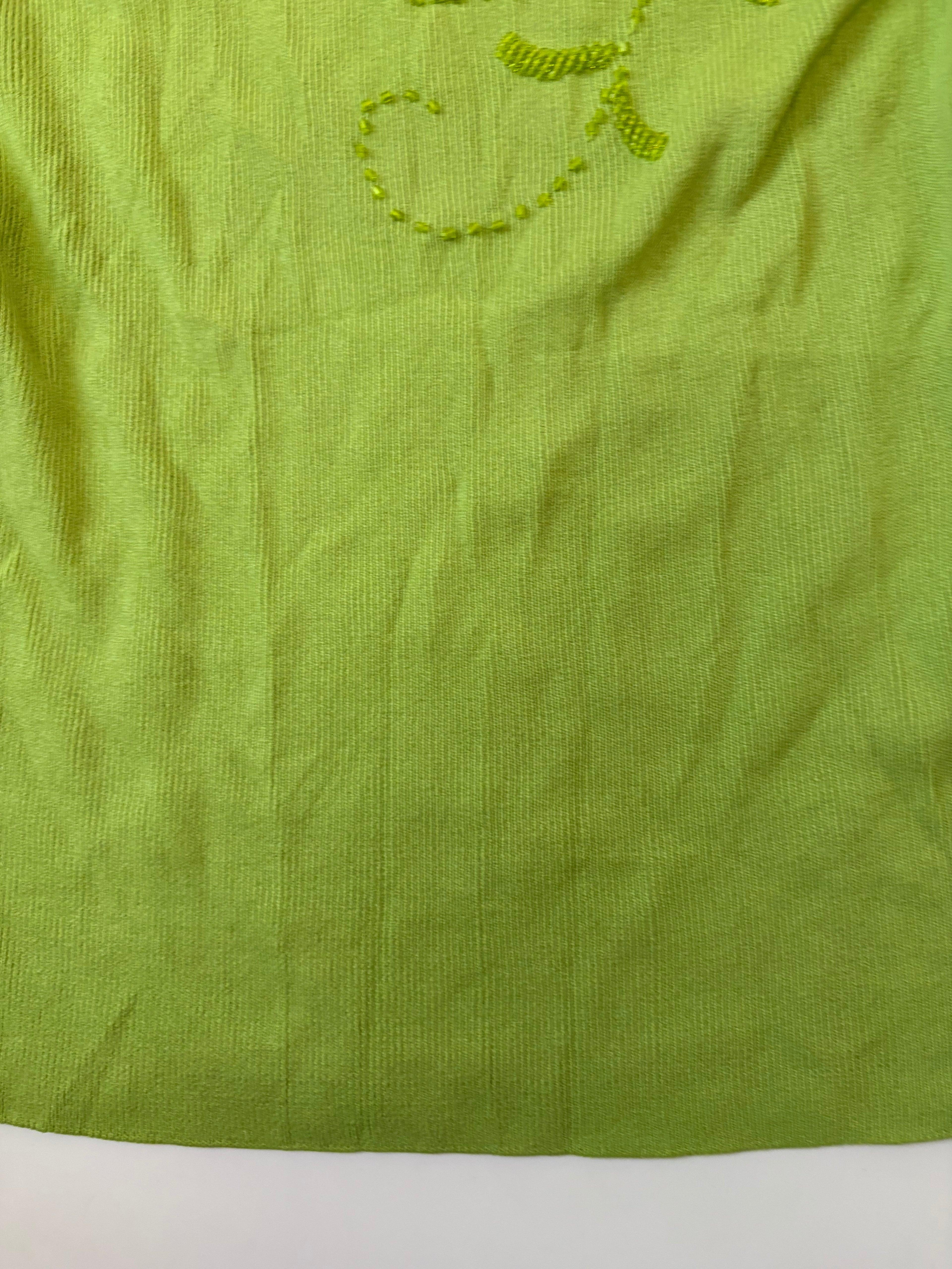 green beaded top (34inch)