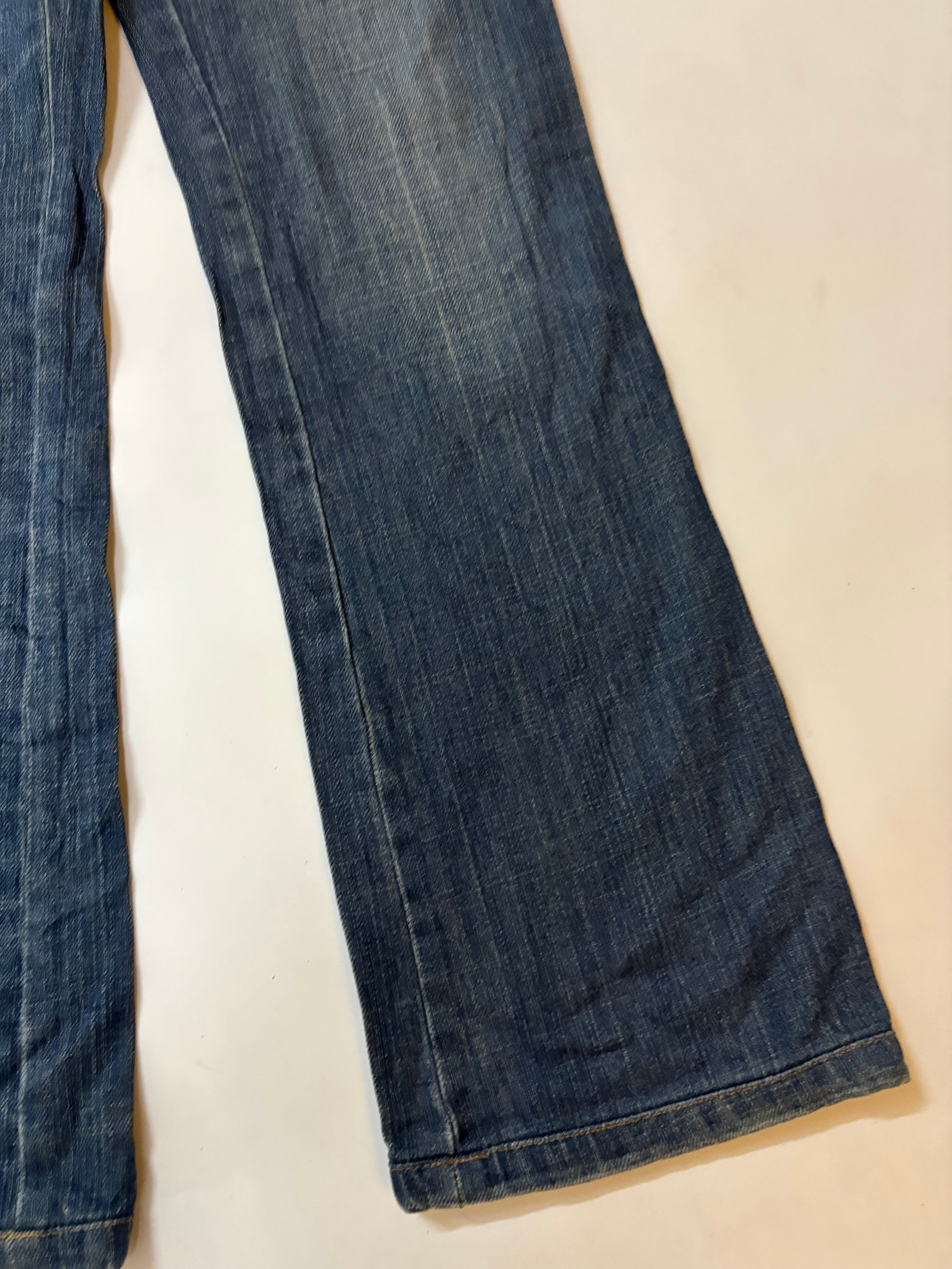 MICROO low rise jeans(26 inch)