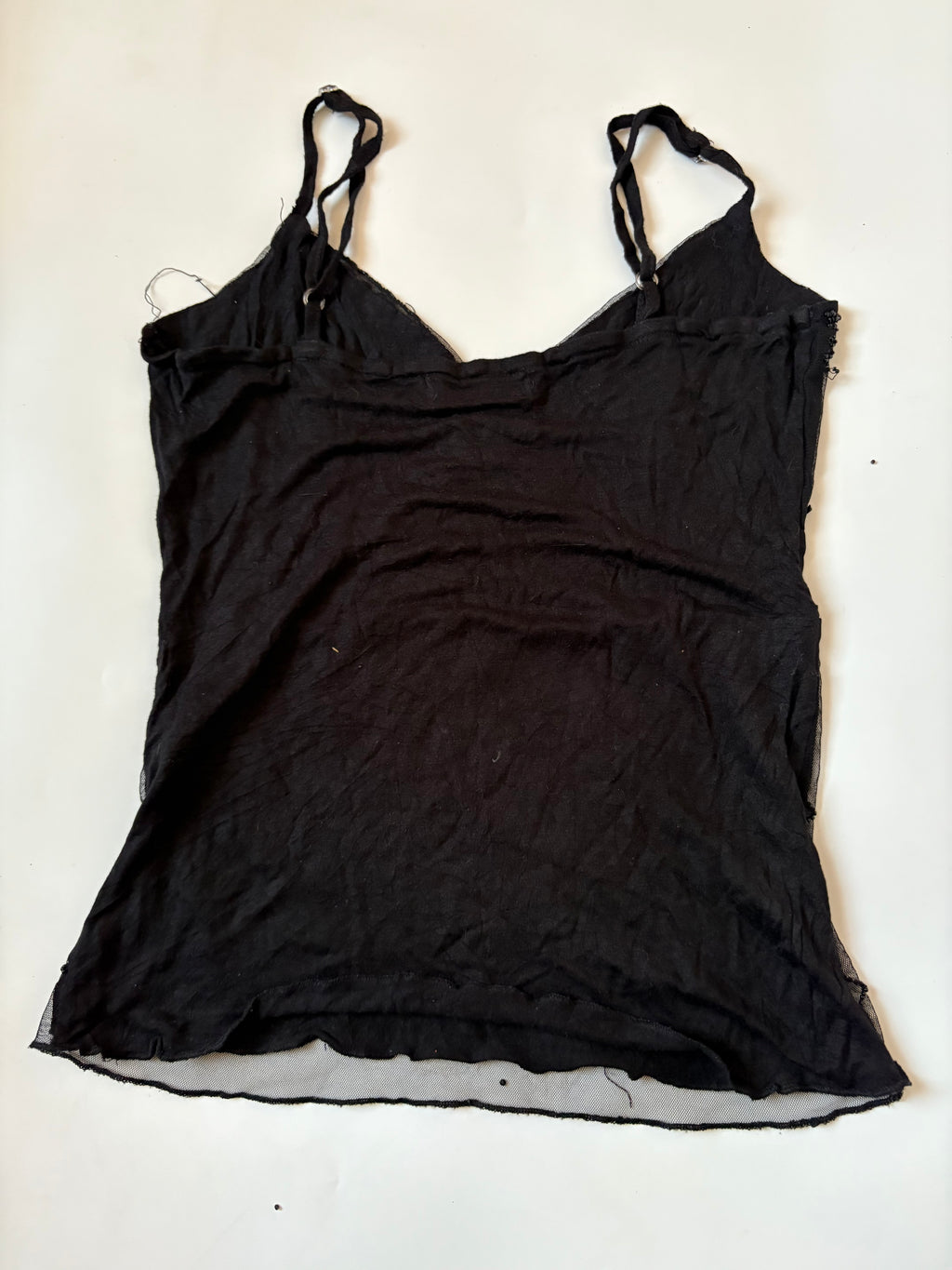 beaded cami black top ( 34-36inch)