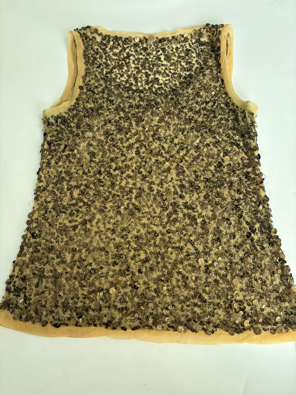 Vera mont beaded beige top(38-40 inch)