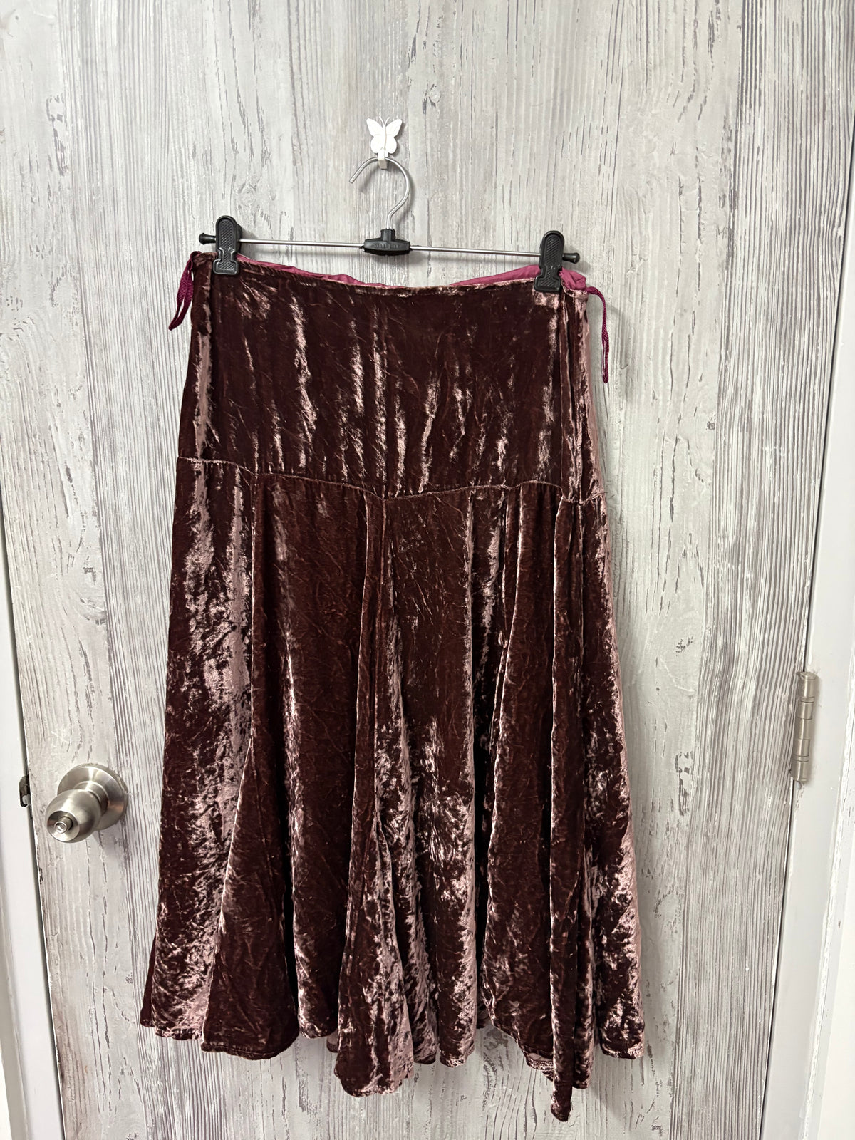 gionane brown velvet skirt ( 30inch)