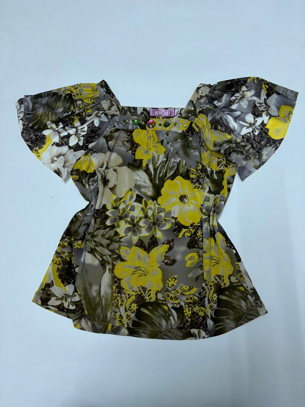 Ming Uei beaded top (38inch)