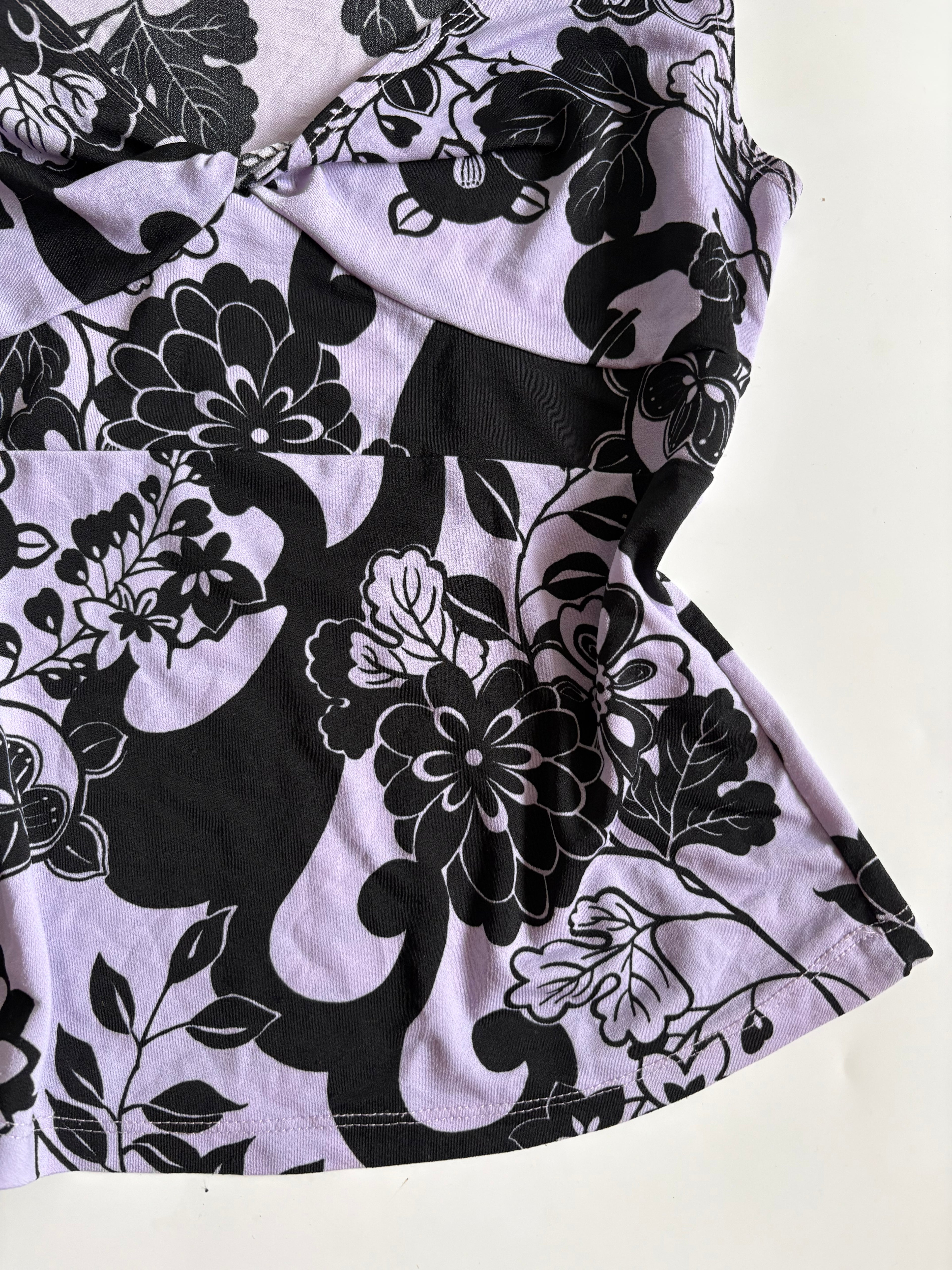 fairweather v neck purple top (34-38inch)