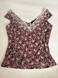 LIU.JO floral pink top(36-38 inch)