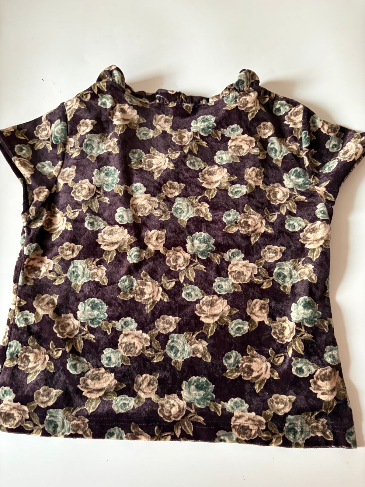 purple velvet top (36-38inch)
